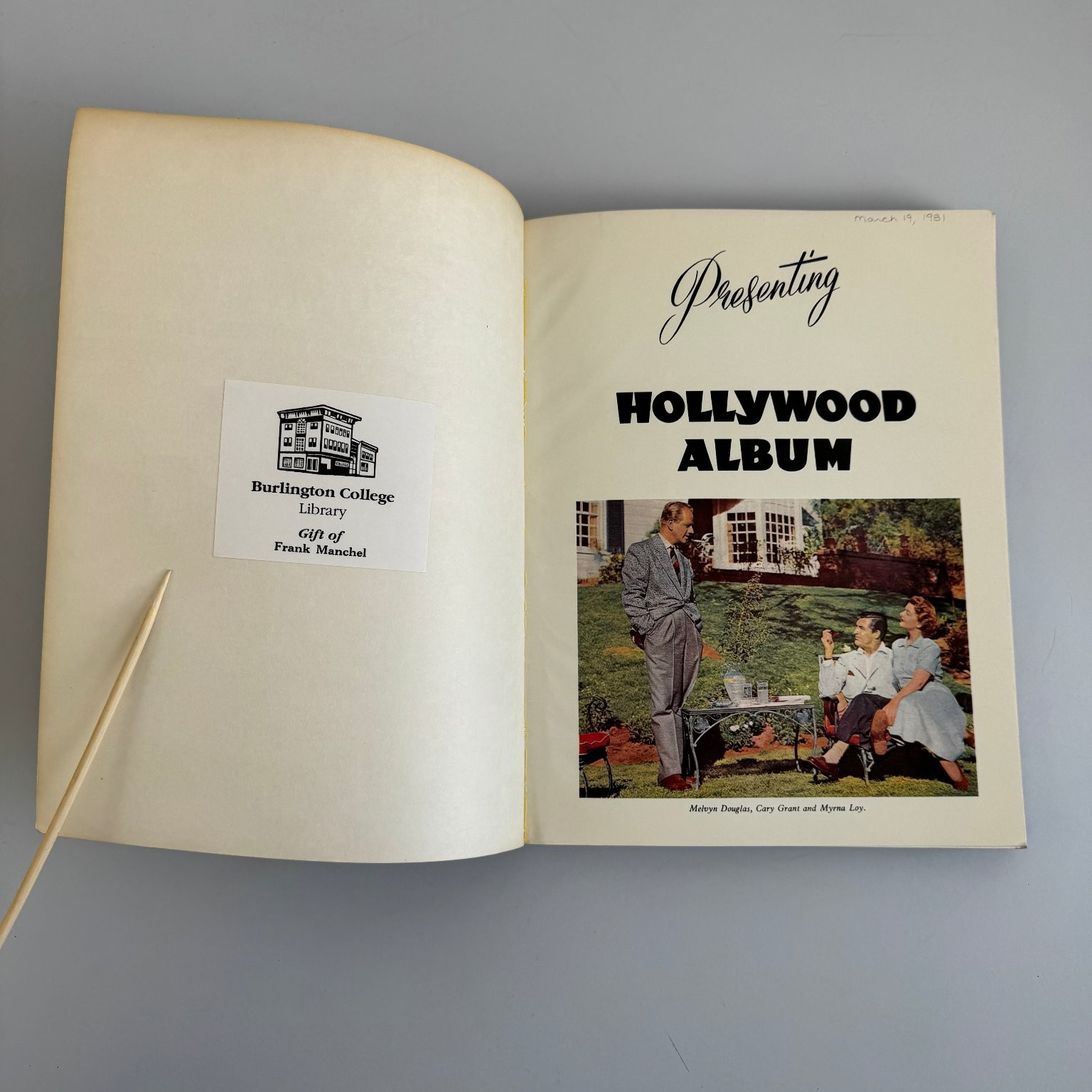 Hollywood in the 1940s Stars‘ Own Stories Wilson 1980 Film History Ungar ARC