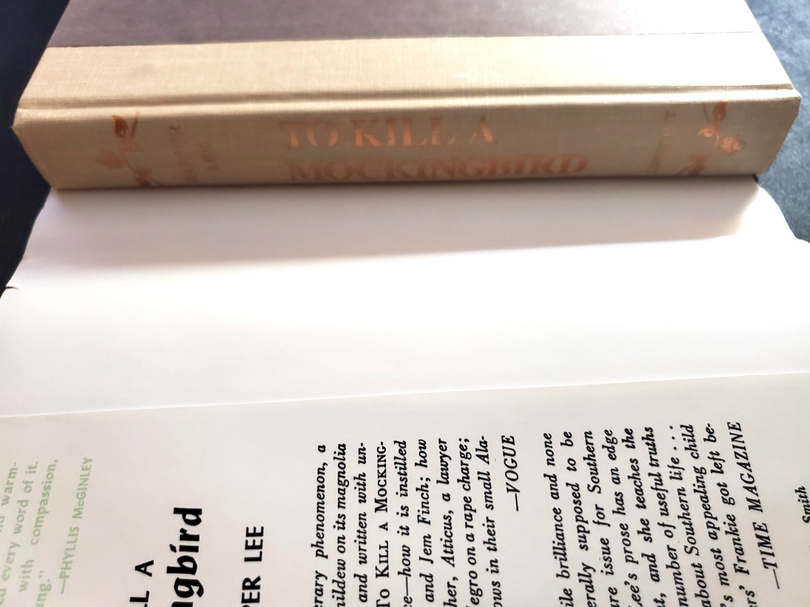 VNTG HCBK 1960 To Kill a Mockingbird W10 L09 ABSOLUTELY LAST PRICE DROP!!!