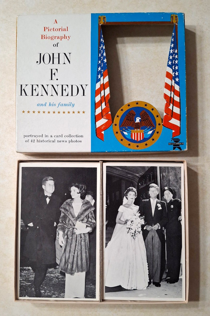 Vintage John F. Kennedy JFK Lot RFK Robert Jackie Jr. Books Magazines Cards