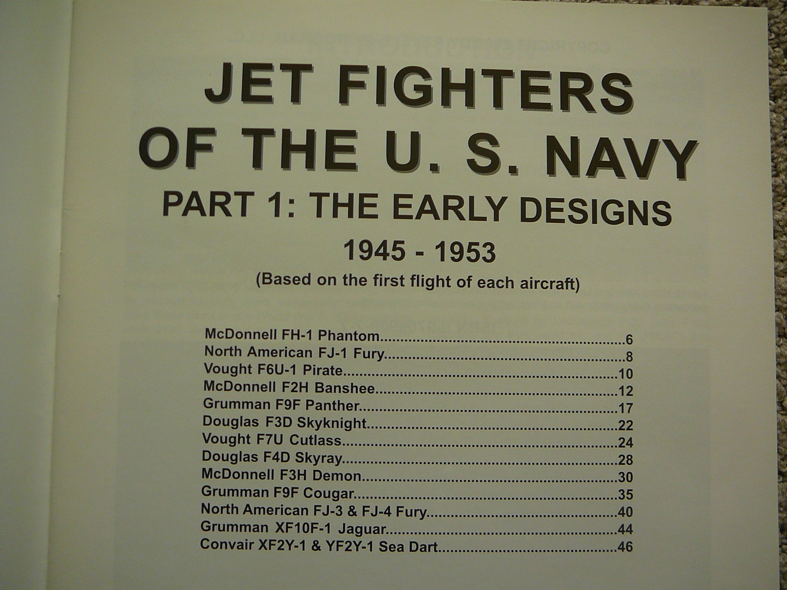 F9F Panther-Cougar Books -Revell & REPLICA in SCALE $8 each LOWEST TOTAL COST