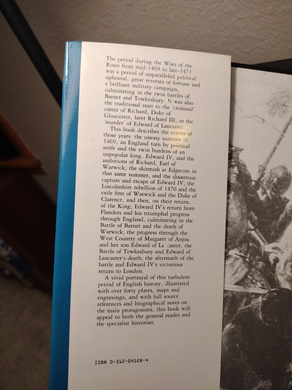 The Battles of Barnet & Tewkesbury P.W. Hammond 1990 St. Martin’s Press HB w/DJ