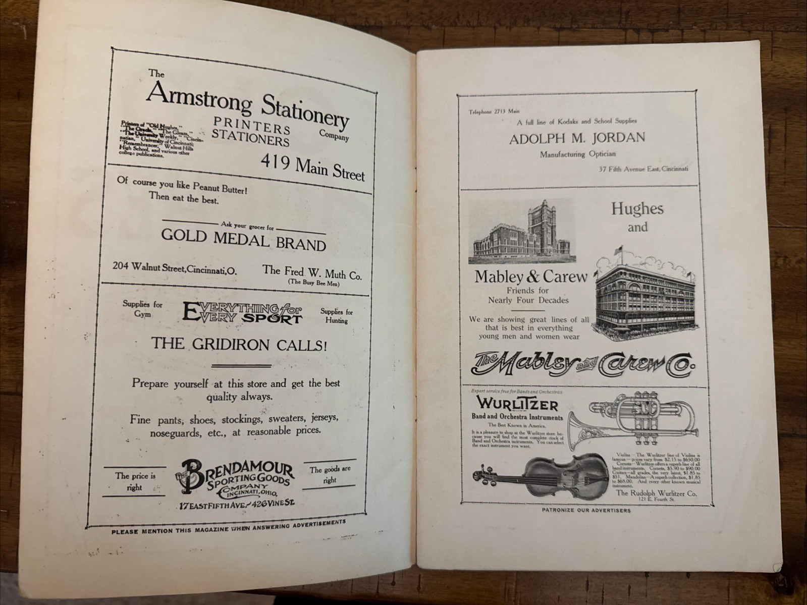 CINCINNATI, OH, Old Hughes Magazines, Nov. & Dec. 1913 – Hughes High School