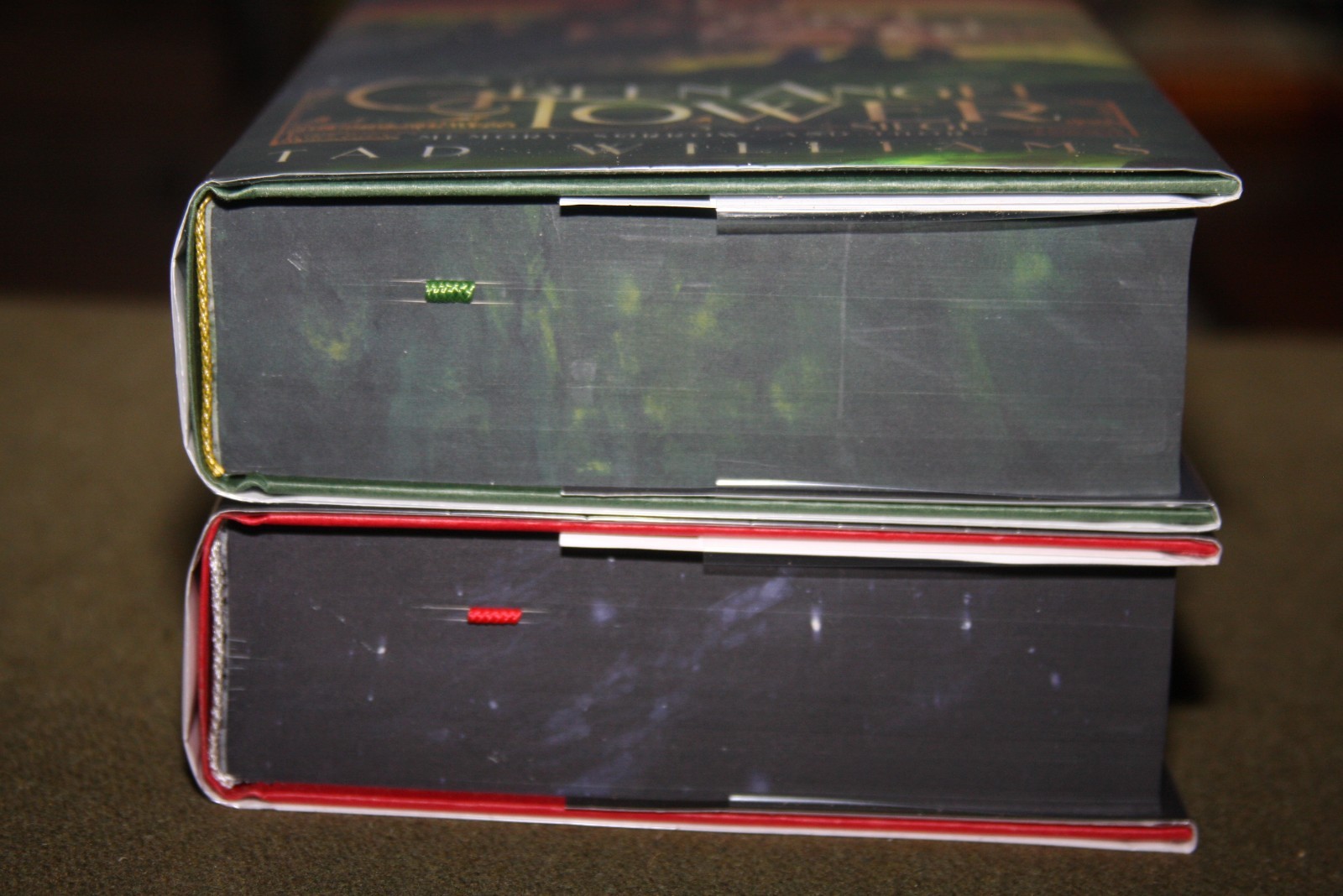 Lot of 2 Tad Williams HCs – Green Angel Tower Siege & Storm – Broken Binding