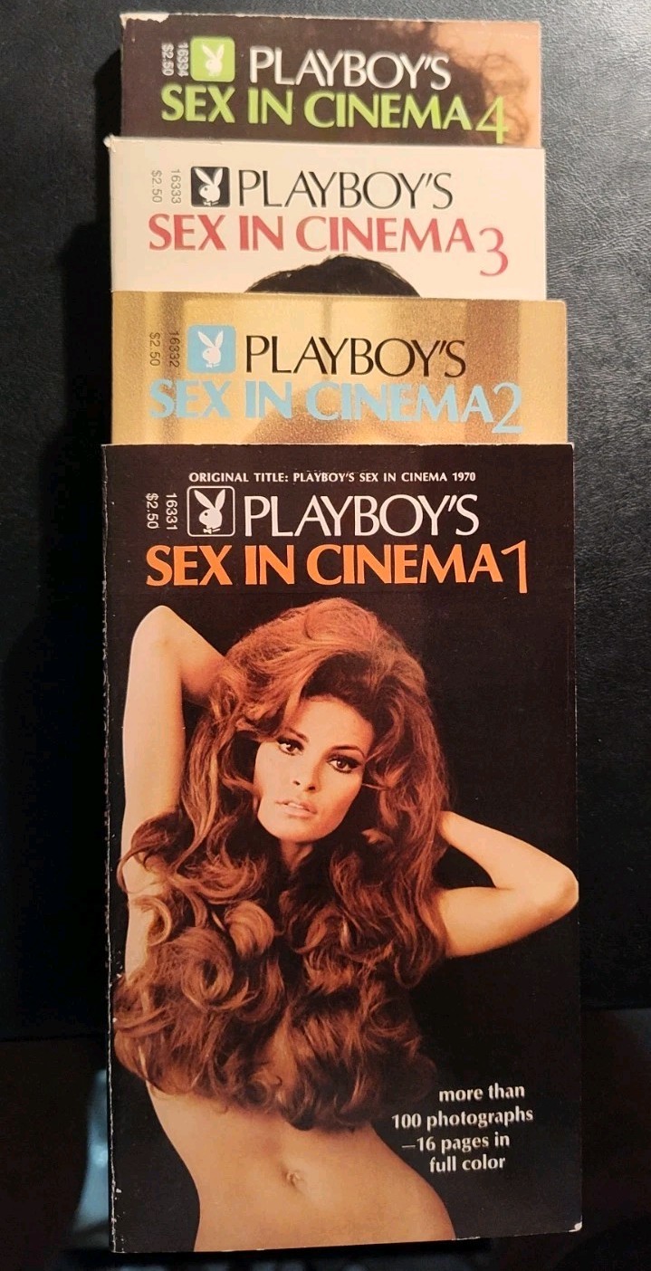 Vintage Box Set: Playboy’s „Sex In Cinema“ Paperbacks Vol 1-4 (1971-1974) .