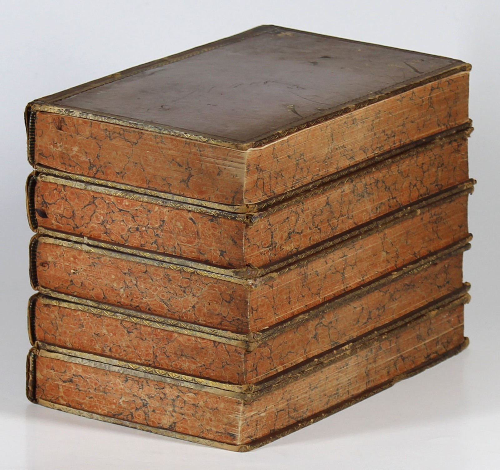 The Miscellaneous Works Of Edward Gibbon 2nd Edition 5 Volume Set 1814 Leather