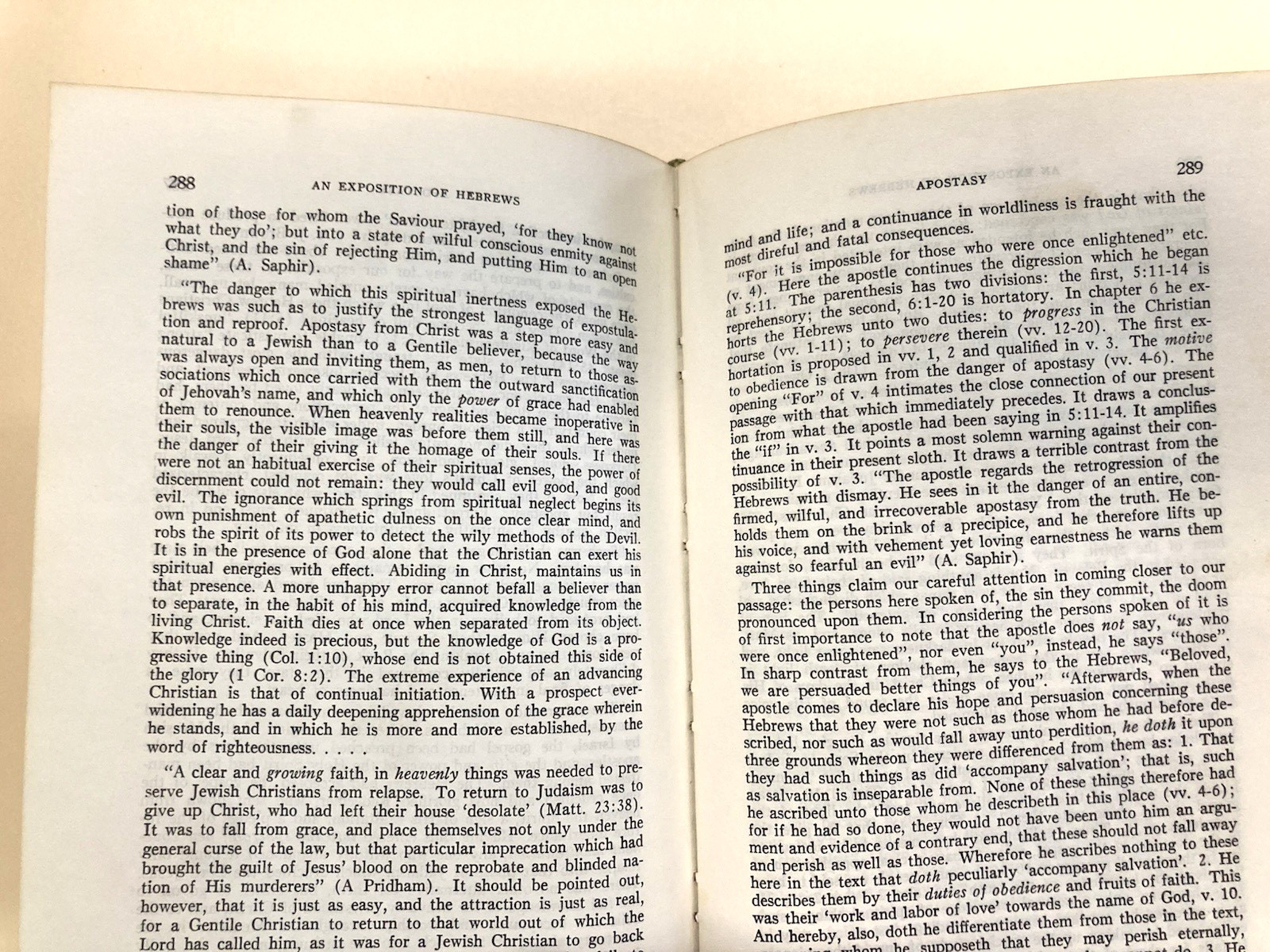 EXPOSITION of HEBREWS-ARTHUR W. PINK-1970-5th PRINTING-BAKER BOOK HOUSE-COMPLETE