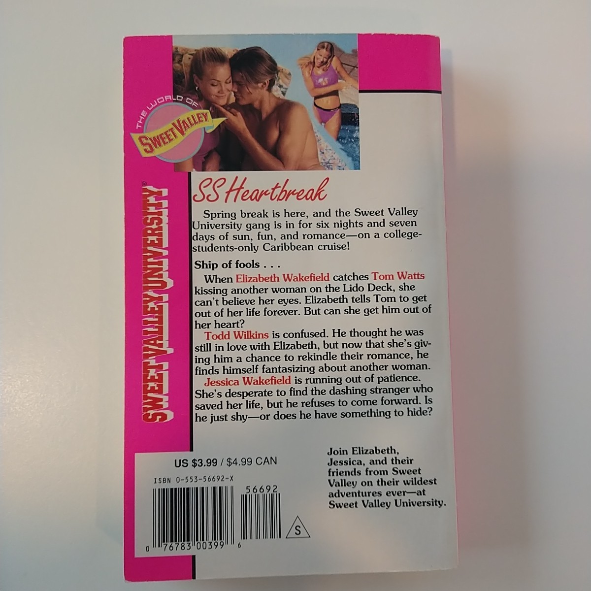 Lot of 5 Sweet Valley University High Francine Pascal SVU PB Elizabeth VTG 90s