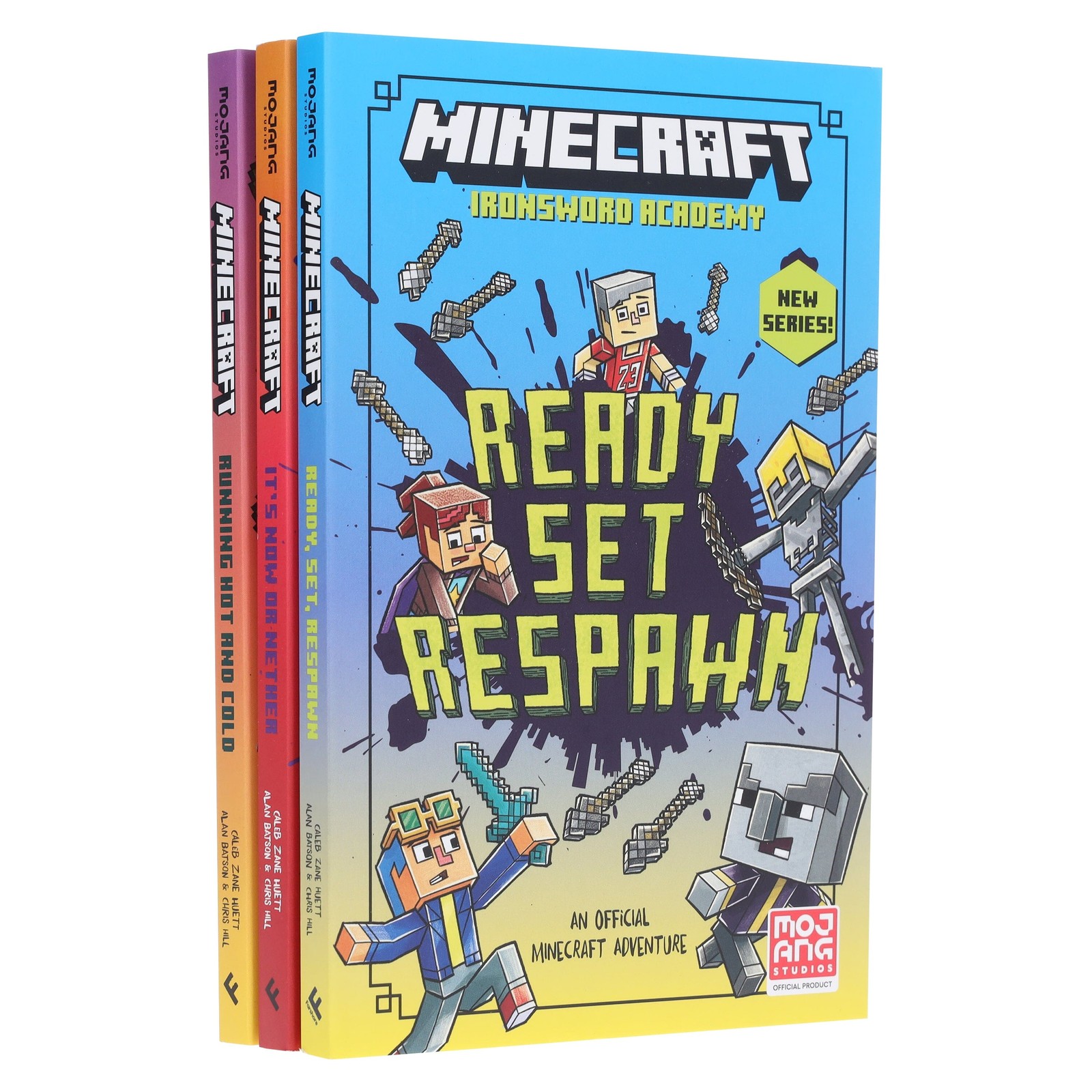 Minecraft Ironsword Academy Series by Mojang AB 3 Books – Ages 6-9 – Paperback
