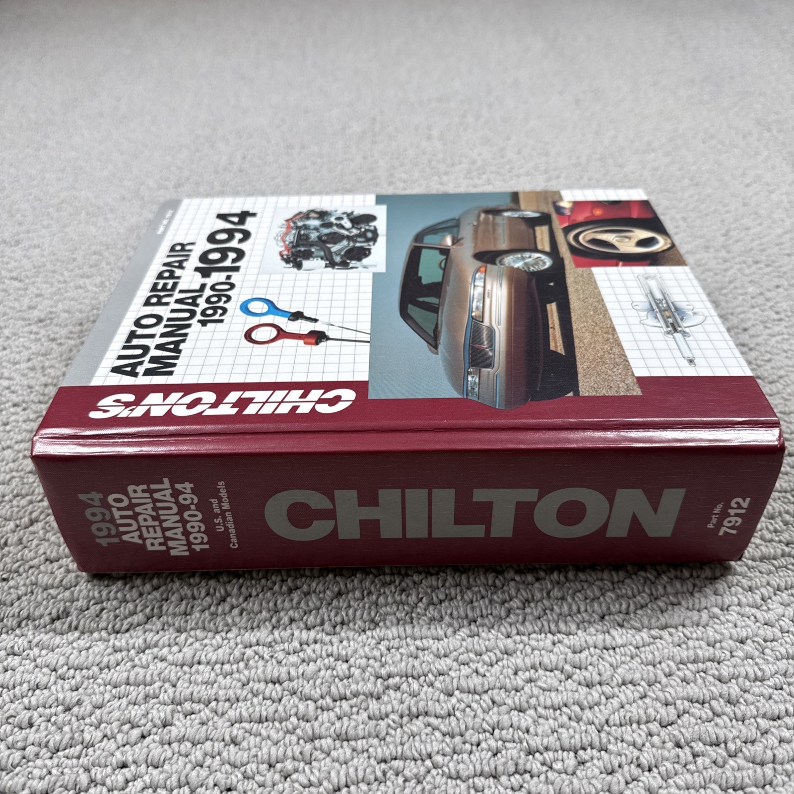 Vintage Chilton’s Auto Repair Manual 1990-1994 Hardback Book 1993
