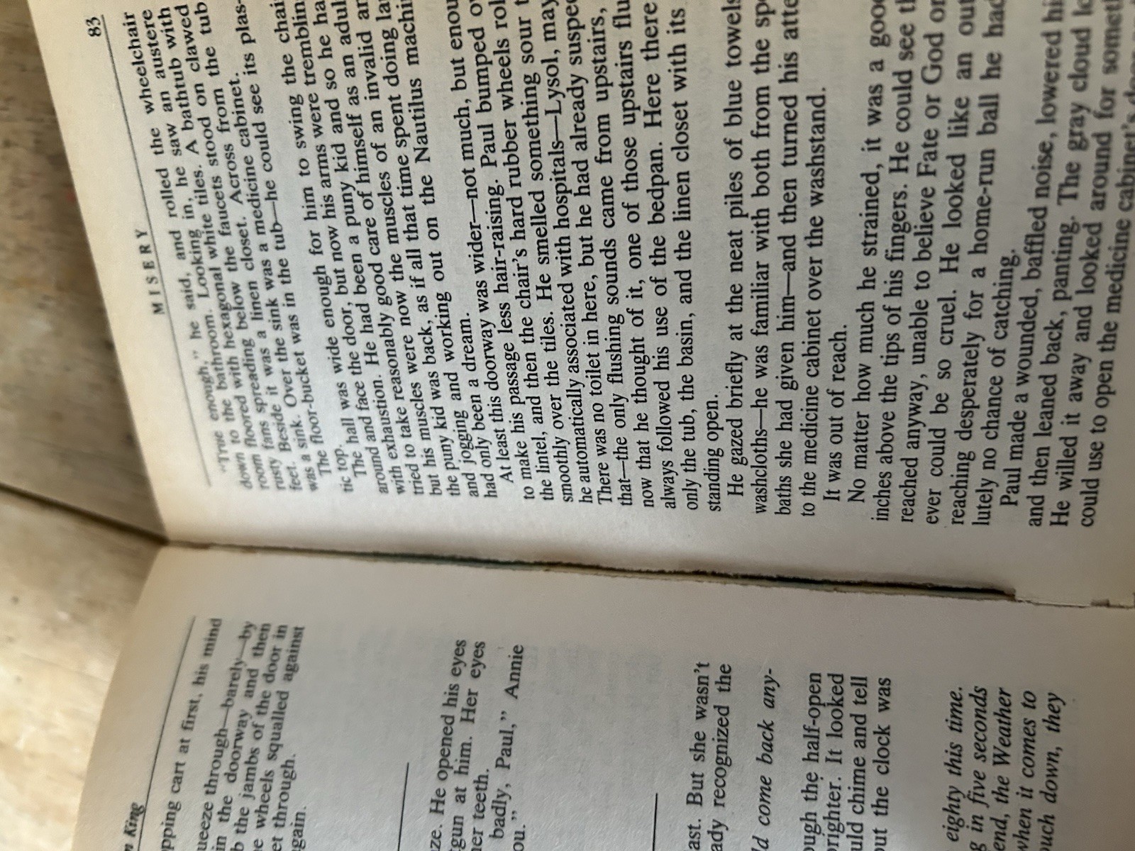 1988 First Signet Printing Stephen King Misery Paperback