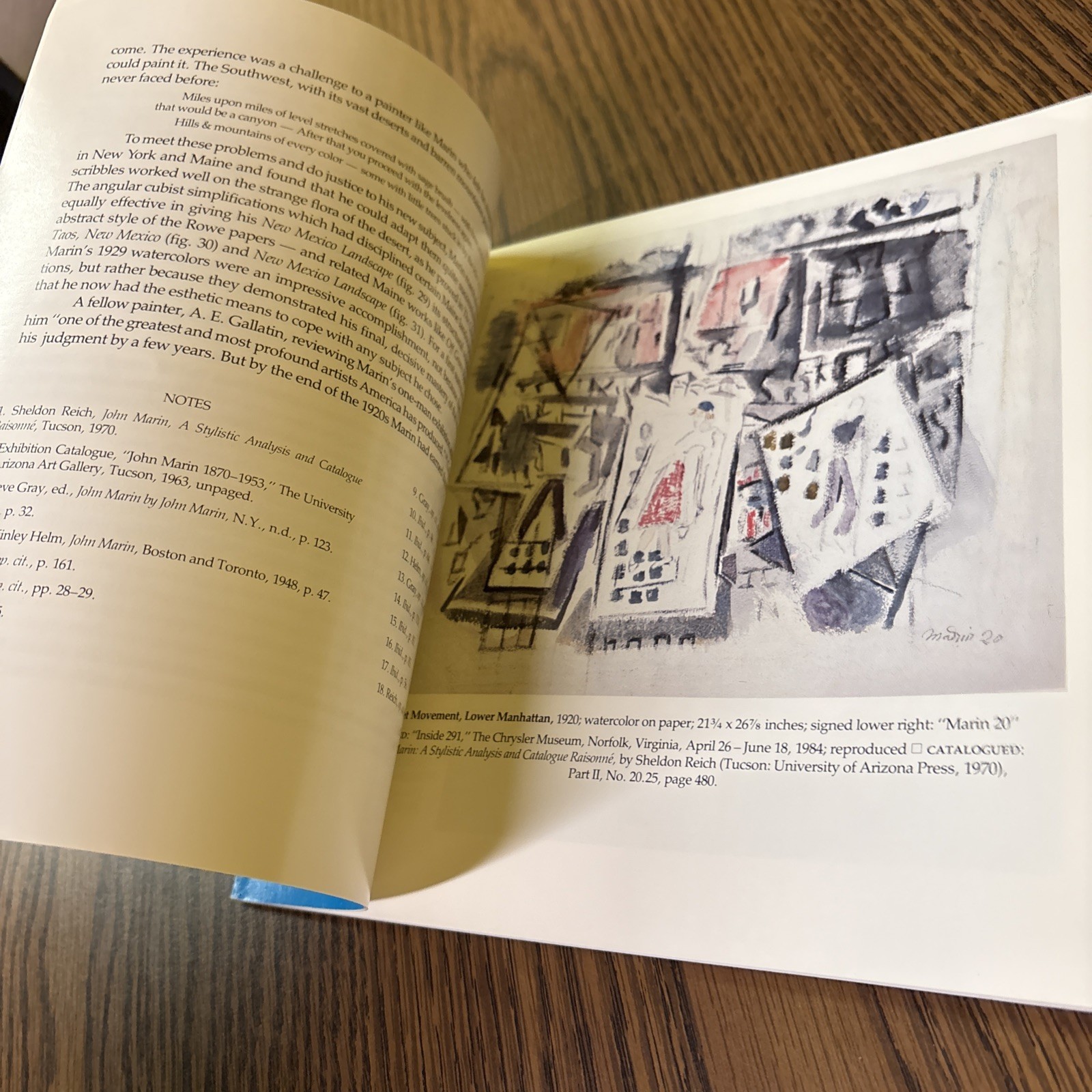 JOHN MARIN: WATERCOLORS OF THE 1920S, DRAWINGS FROM 1917 By John I. H. Baur