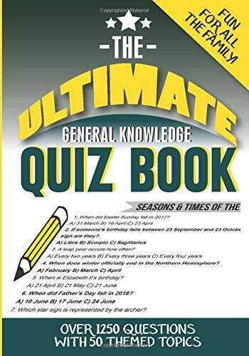 The Ultimate General Knowledge Quiz Book: 50 themed topics with 1250 mult – GOOD