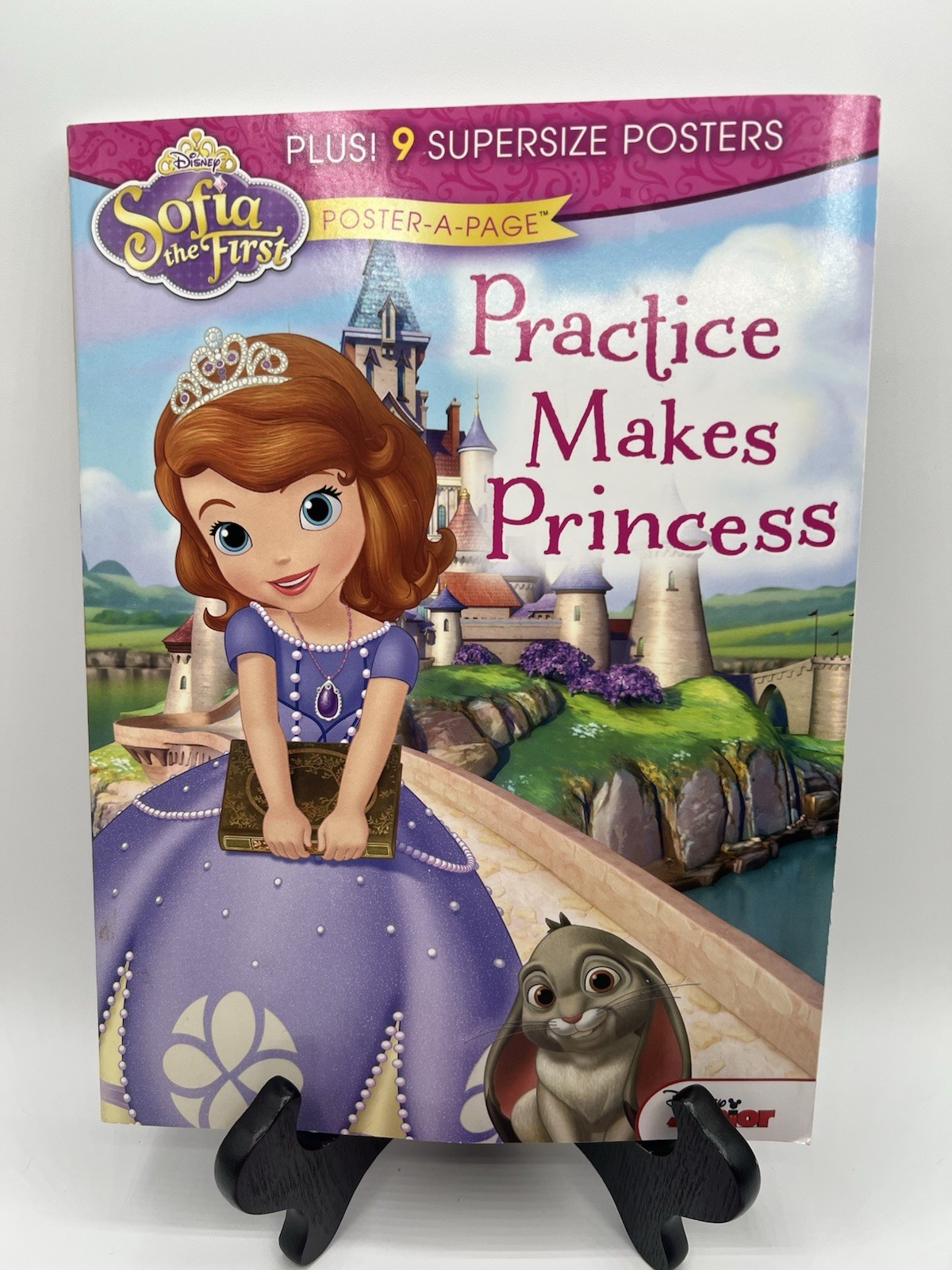 Disney Sofia the First Bundle: Create A Scene & Poster A Page Book w/ 2 Glasses