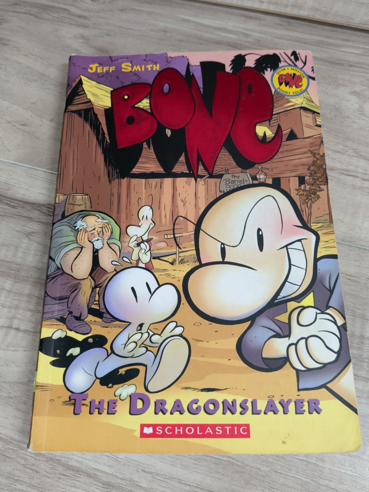 Lot of 10 BONE Graphic Novel Series by Jeff Smith Complete 1-8 & Rose Handbook