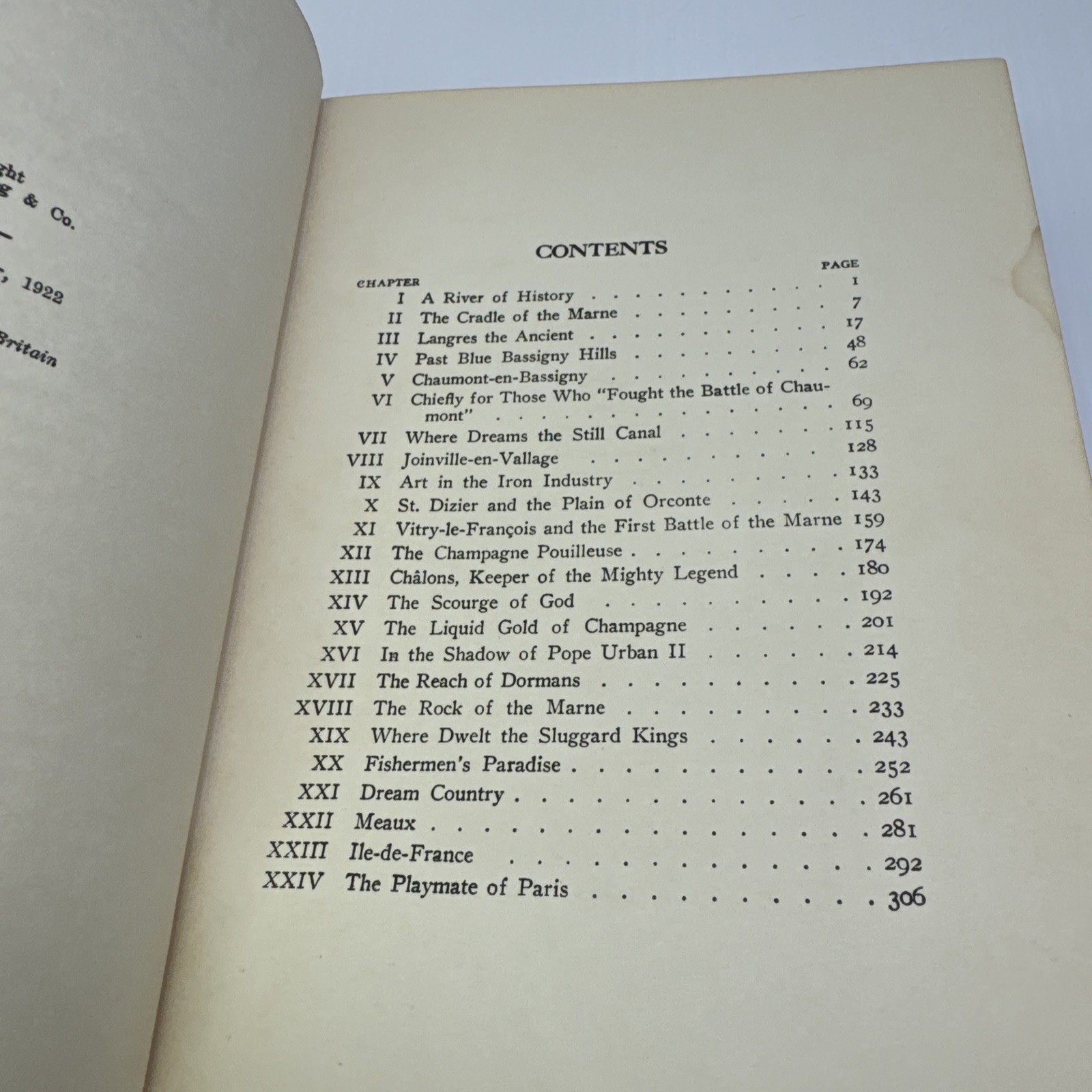 The Marne Historic and Picturesque Joseph Mills Hanson 1922 Marne River Antique
