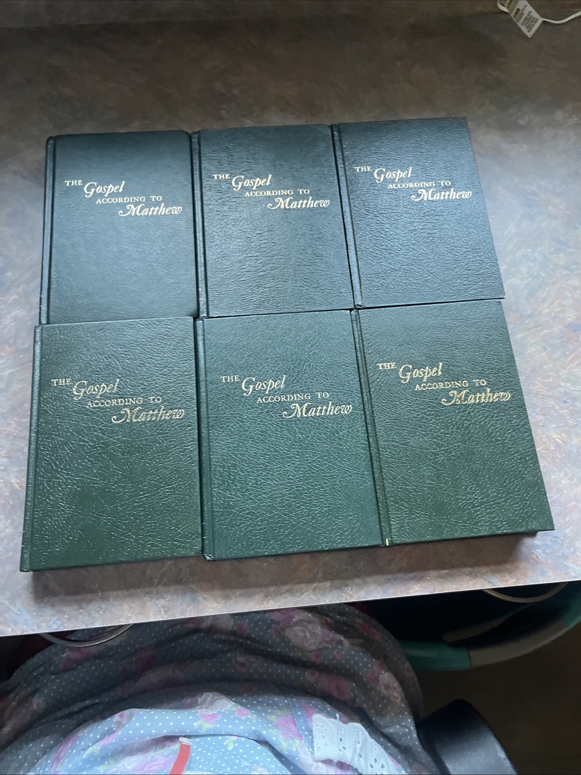 The Gospel According to Matthew volumes 1-6 Oliver B. Greene-Very Good. °