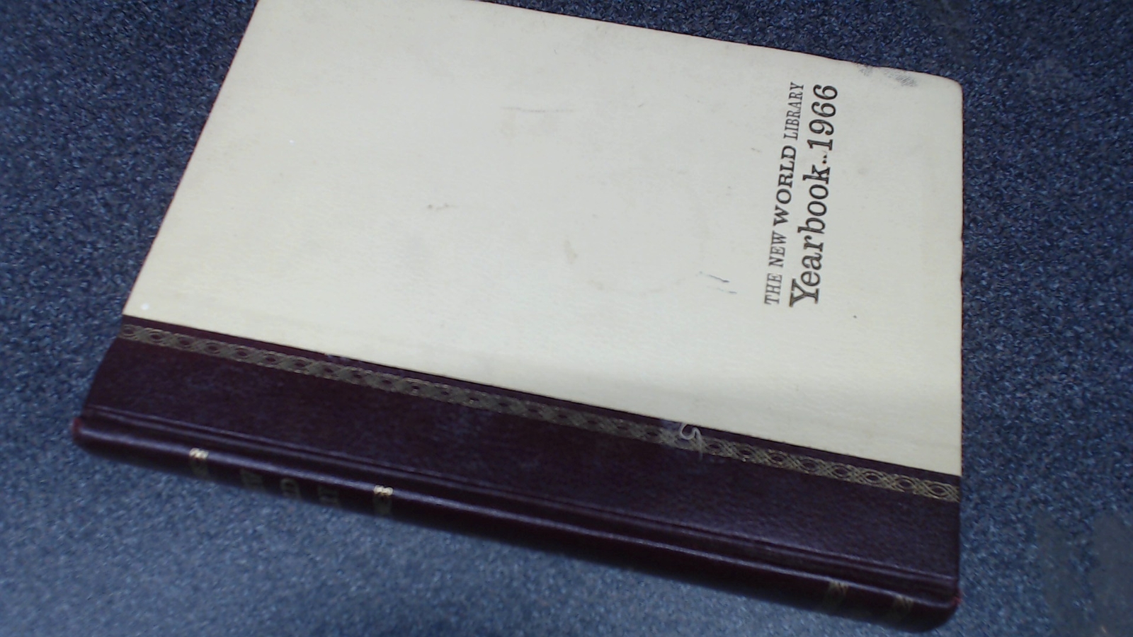 The New World Library Year Book 1966, a record of the events, dev