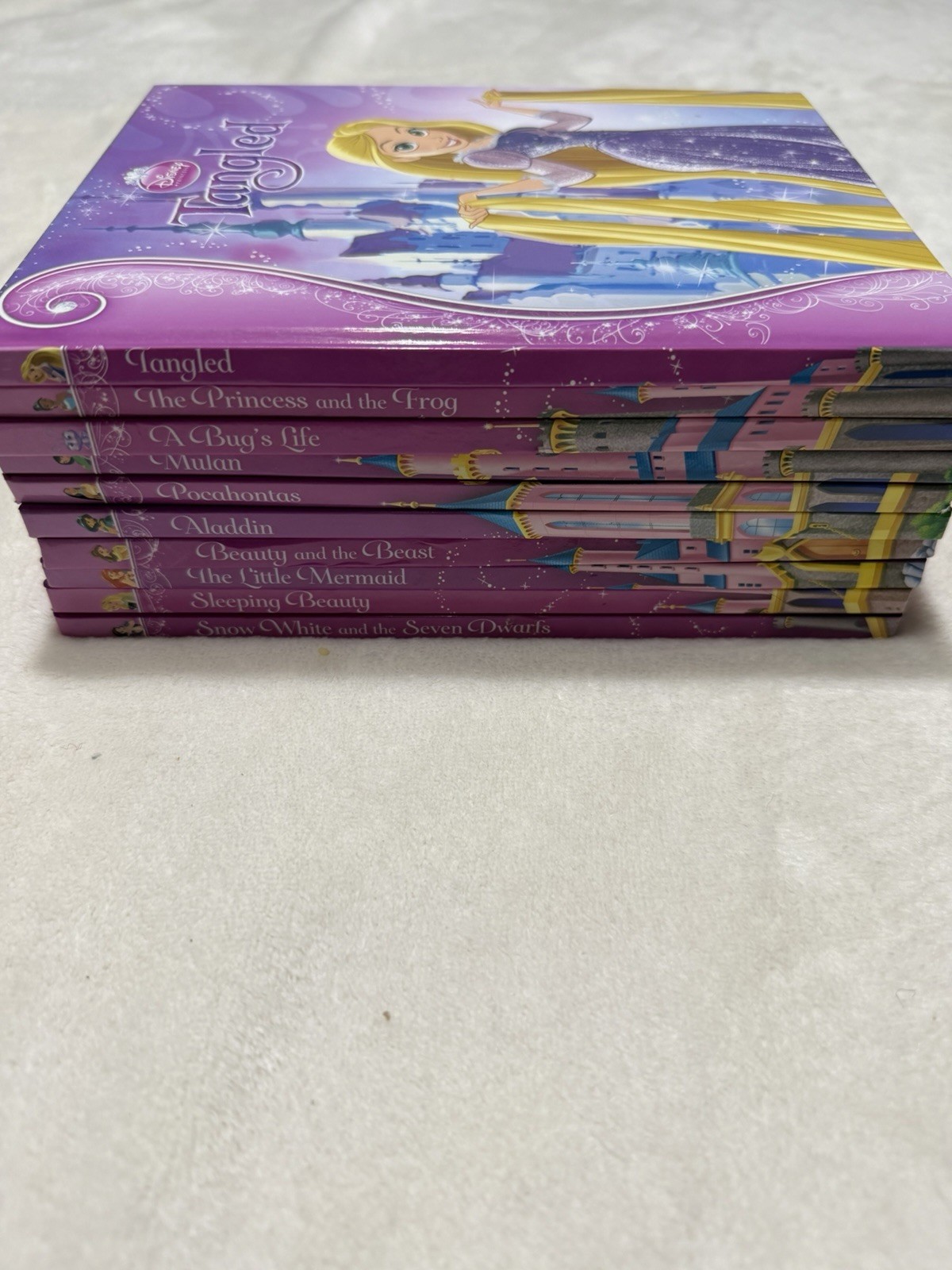 Disney Princess Story Book Library Collection Lot Of 12 Vols 1-11, Missing 2