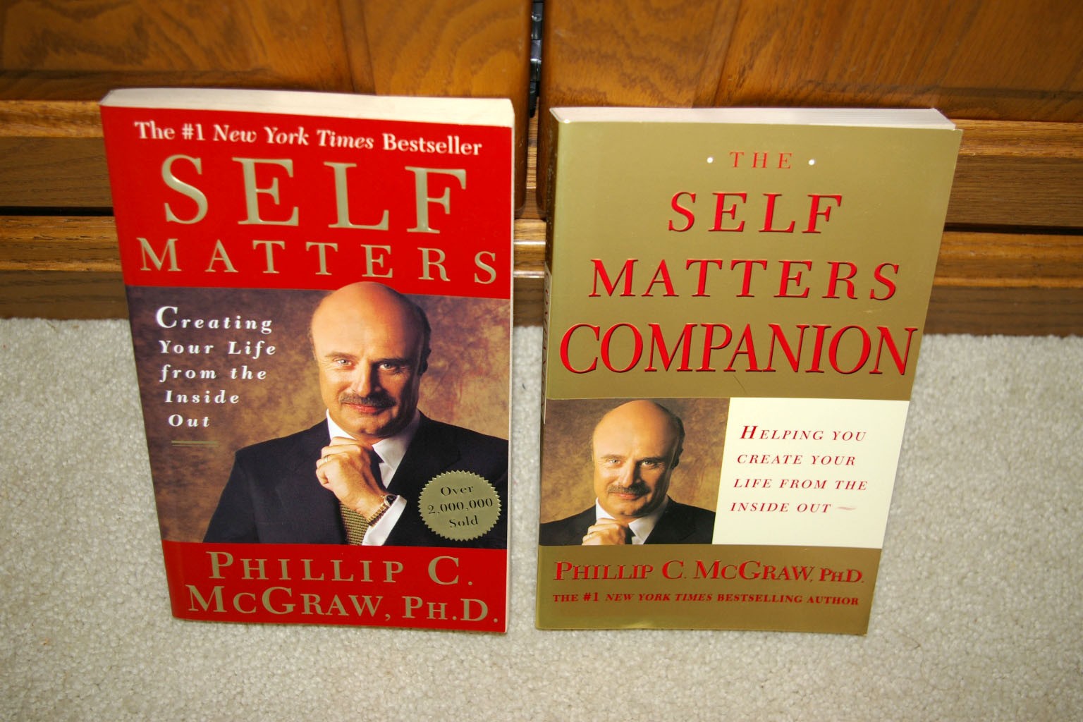 Lot 4 Phil McGraw Self Help Books & Workbooks Life Strategies & Self Matters EUC