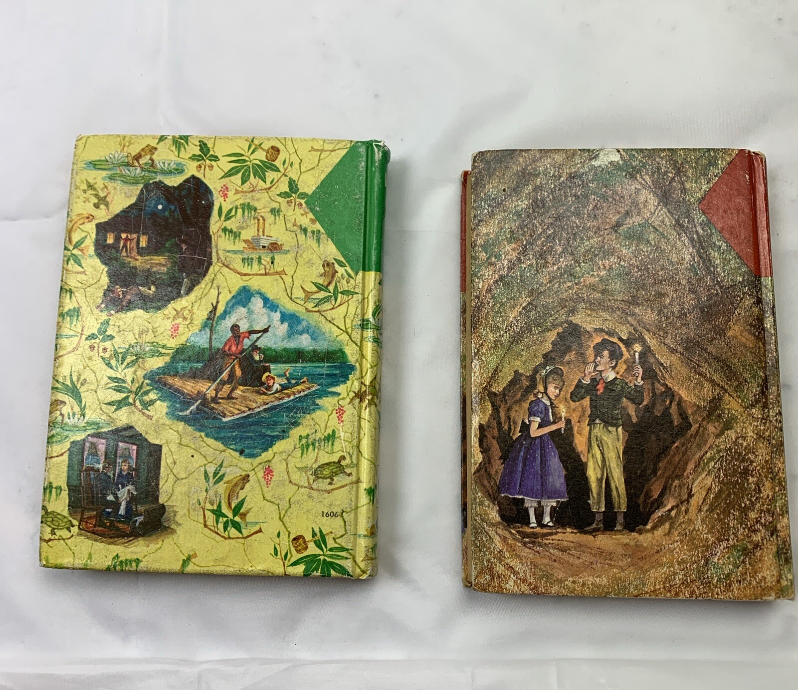 Mark Twains Tom Sawyer And Huckleberry Finn Book Lot By Whitman Publishing Co