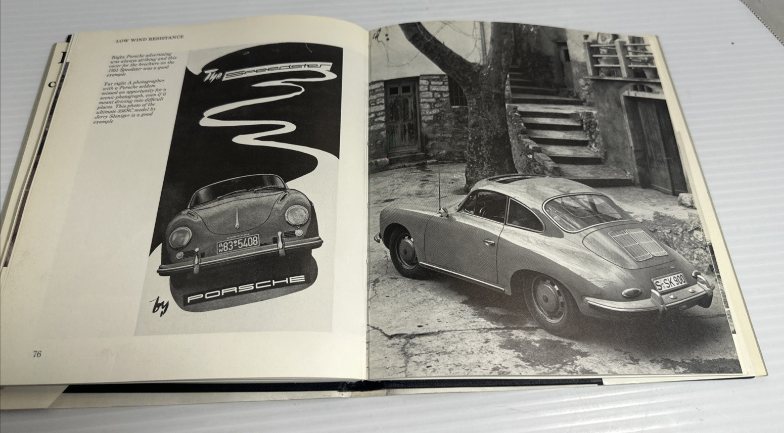 Porsche 356 Coupe Cabriolet Roadster Speedster Carrera Denis Jenkinson 1980 HC