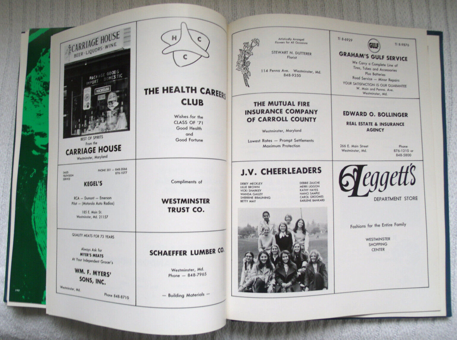 The Owl – 1971 Westminster High School Yearbook – Westminster Md – 232 Pages