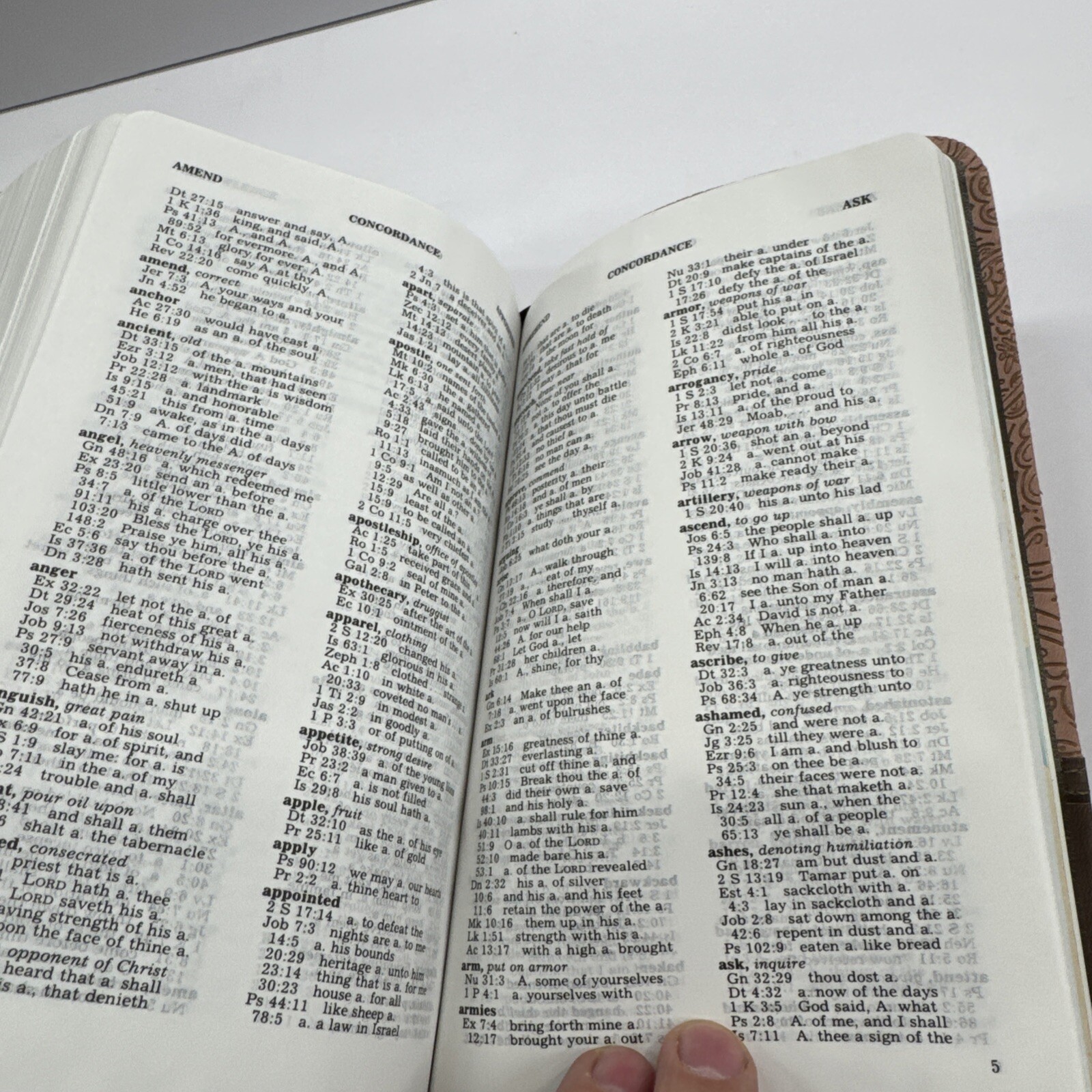 Thomas Nelson Bible KJV GP Reference 0543A Red Letter Self Pronouncing 2 Tone
