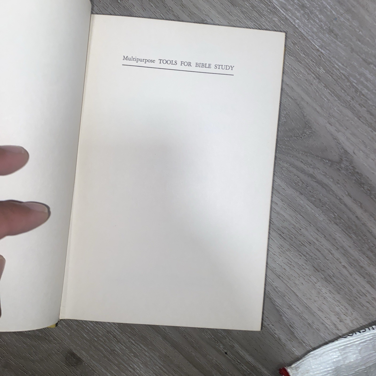 Multipurpose Tools for Bible Study by Frederick W. Danker 1st Edition HC 1960
