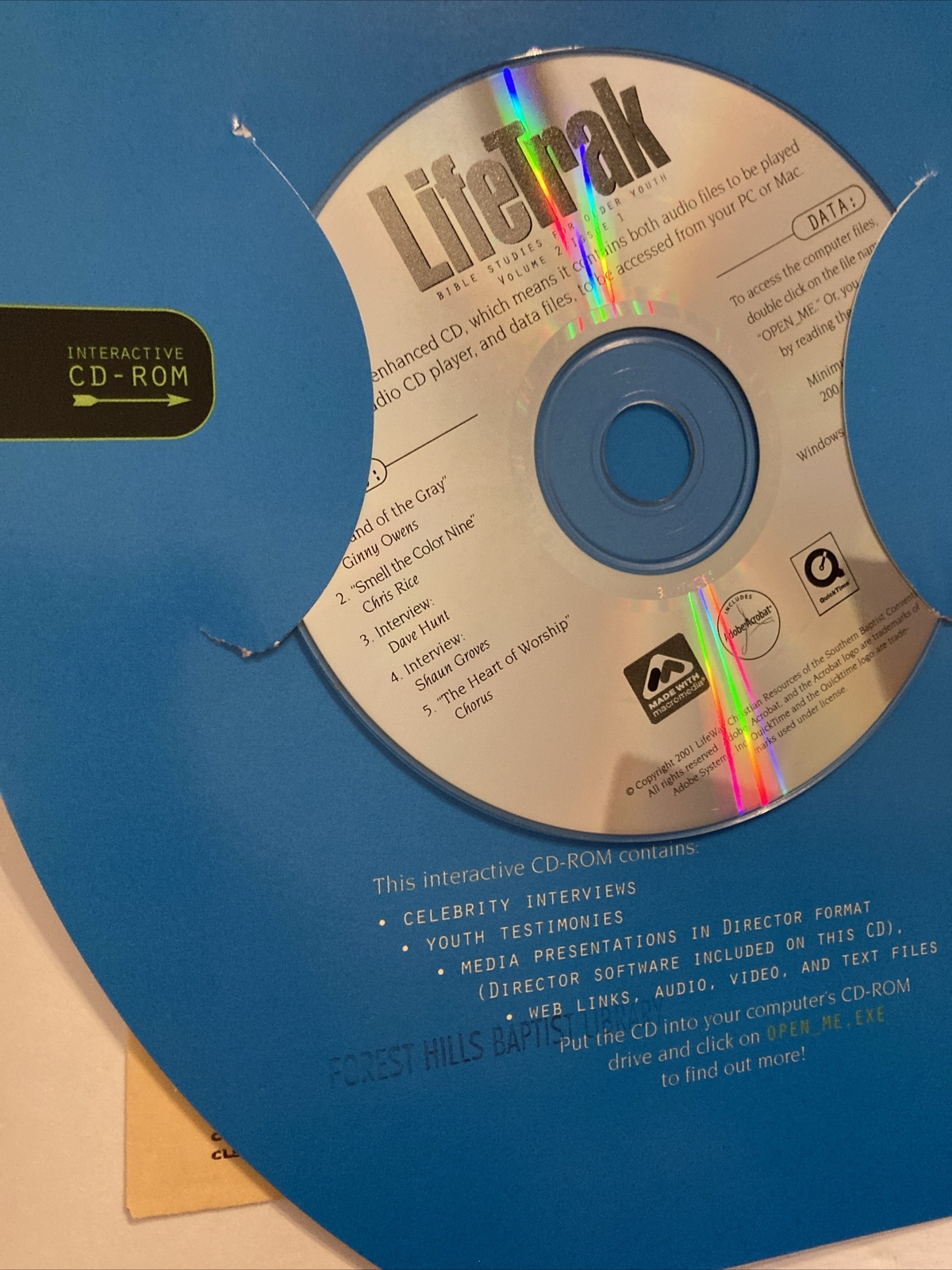 LifeTrak Bible Studies For Older Youth with Interactive cd-rom volume 2 issue 1