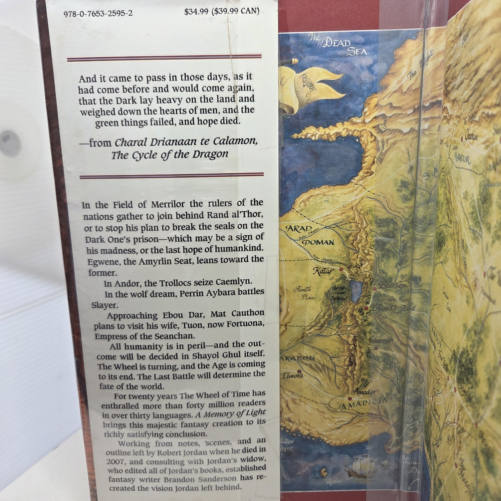 A Memory of Light Book 14 Wheel of Time Ser. SIGNED BY JORDAN 1ST ED ex-library