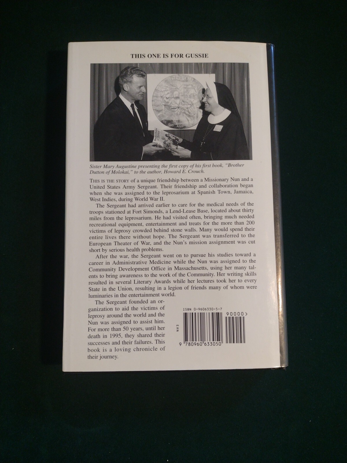 This One is for Gussie by Howard E. Crouch (2000, Hardcover) signed