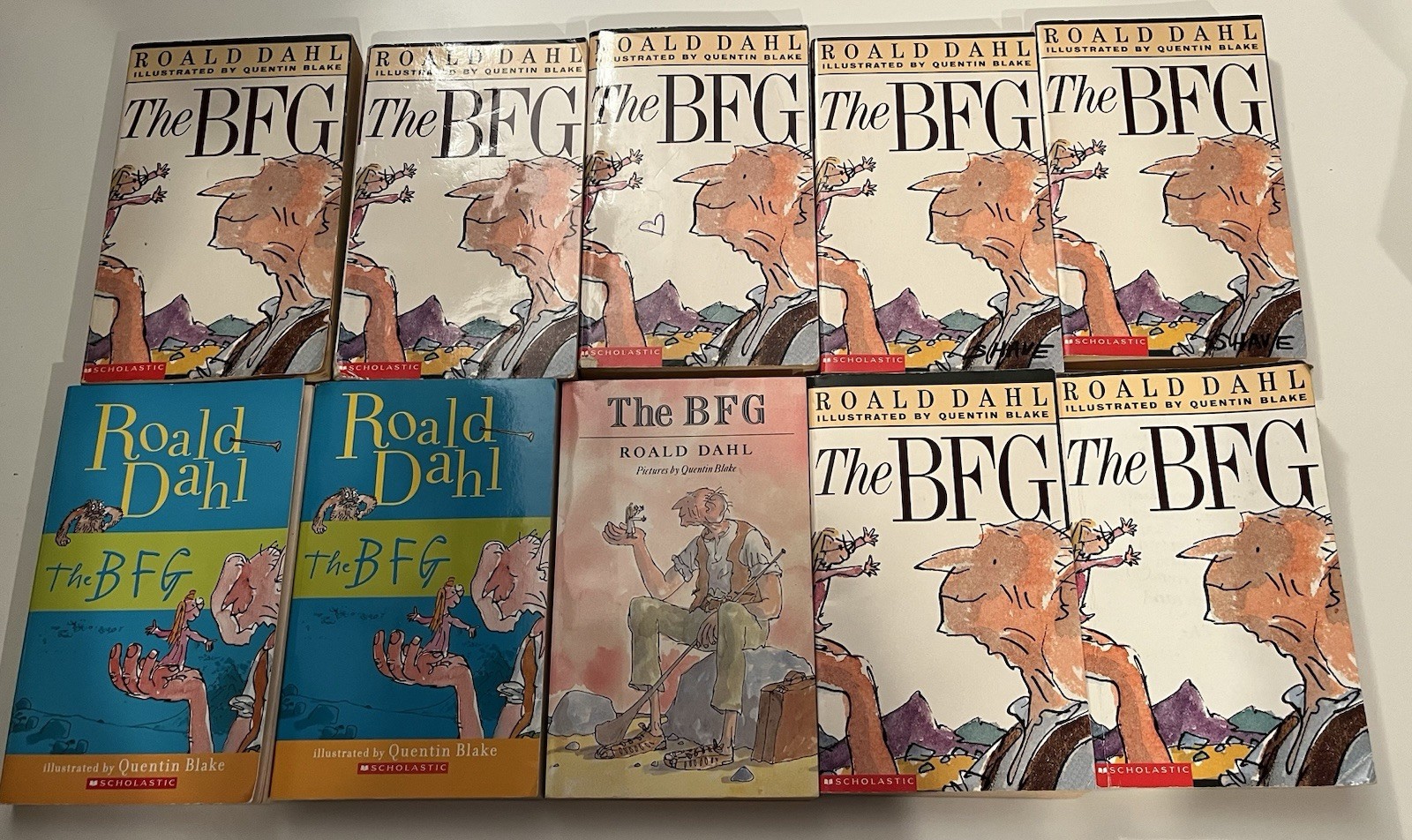 The BFG set Roald Dahl Guided Reading lot of 10 paperbacks Mass Market