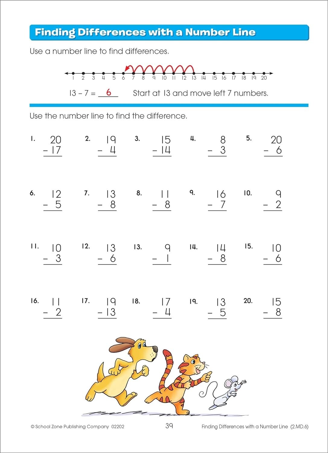 School Zone – Math Basics 2 Workbook – 64 Pages, Ages 7 to 8, 2nd Grade….
