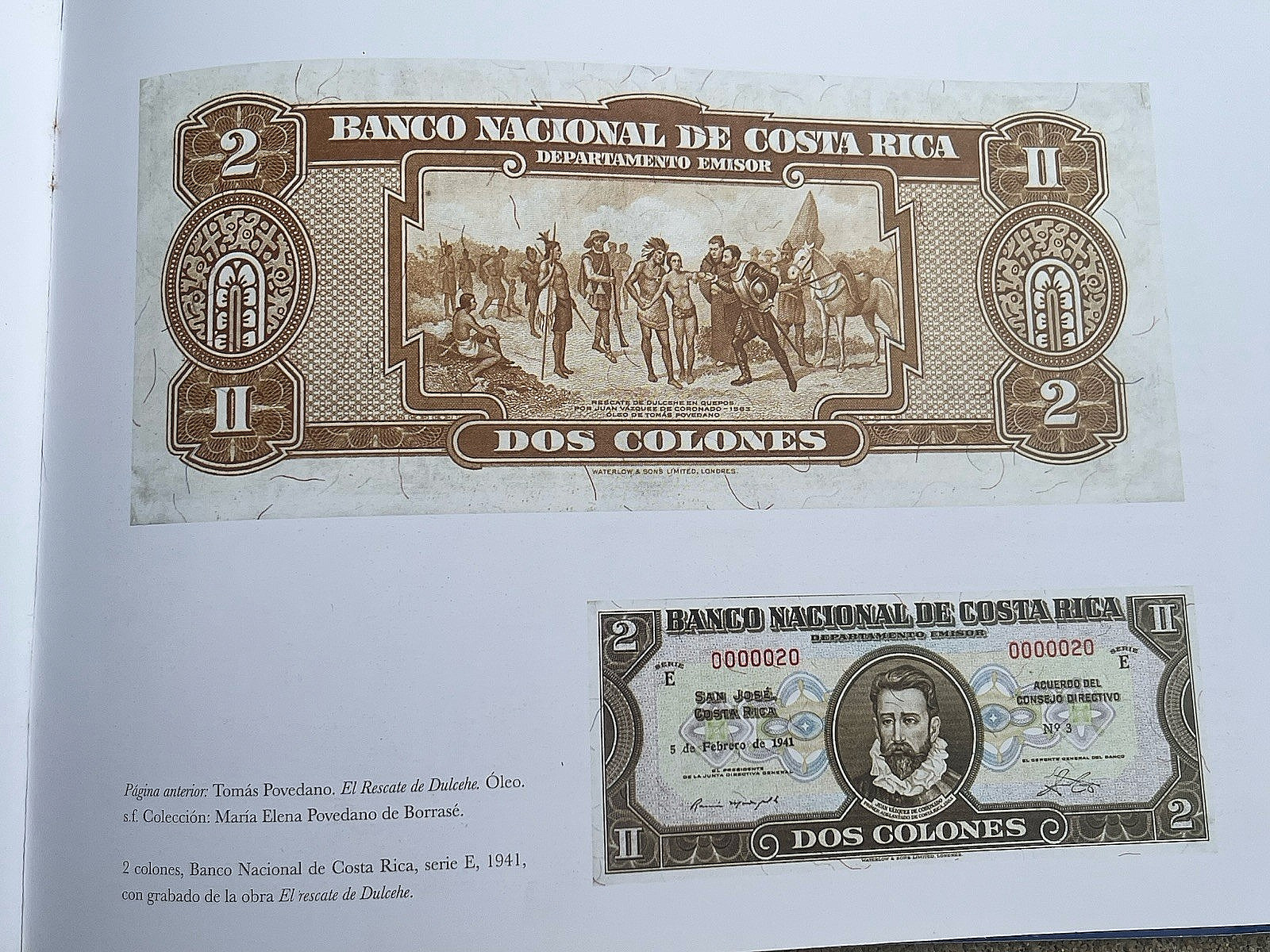 Tomas Povedano Numistatics paper currency money coins of Costa Rica Museum book