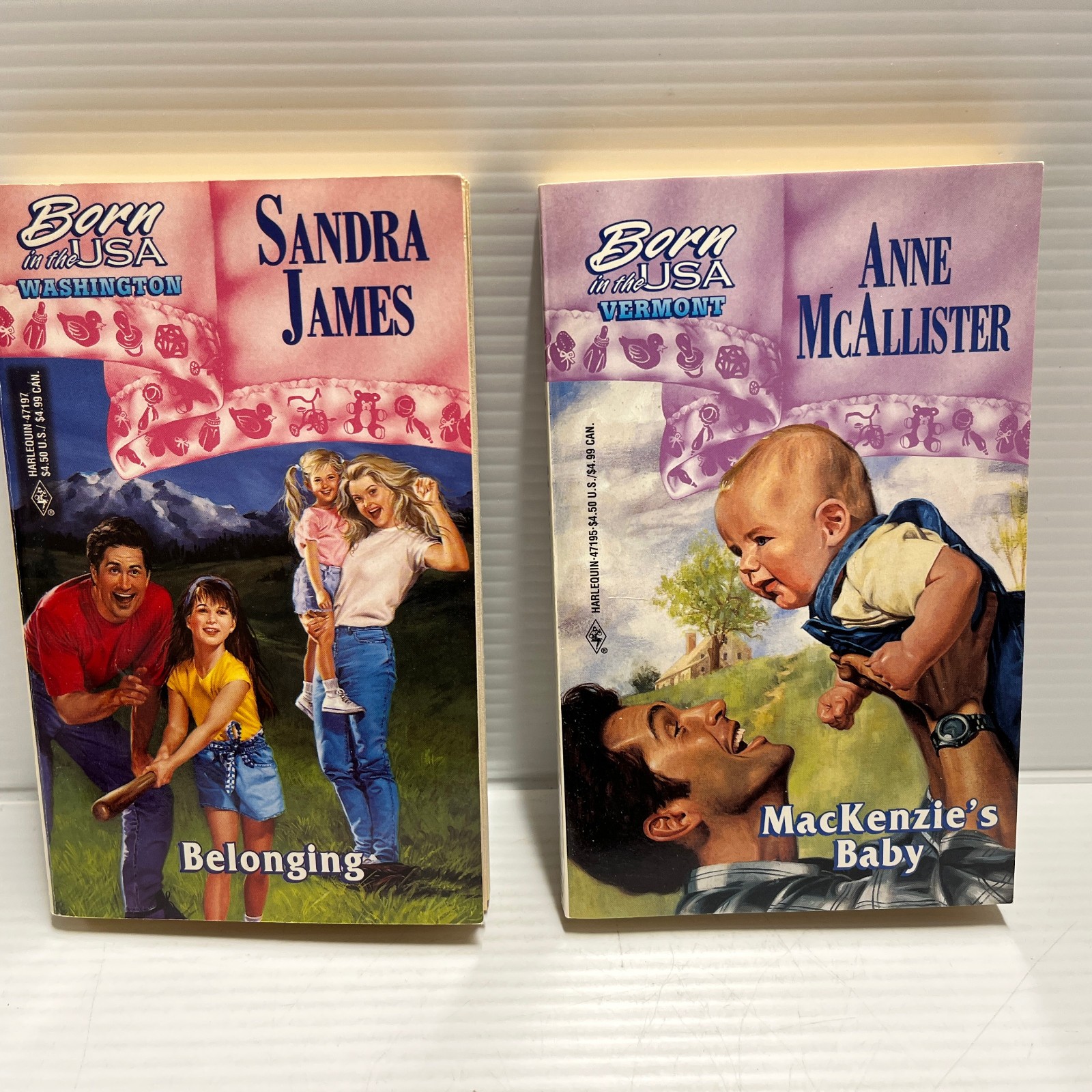 12 Vintage Harlequin Romance Novels 1980s & 1990s – Paper Back – Born in the USA