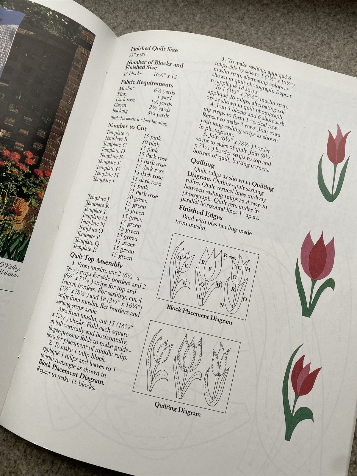 APPLIQUE MADE EASY-Quilts Made Easy-10 Patterns-48 pages-1994-Oxmoor House
