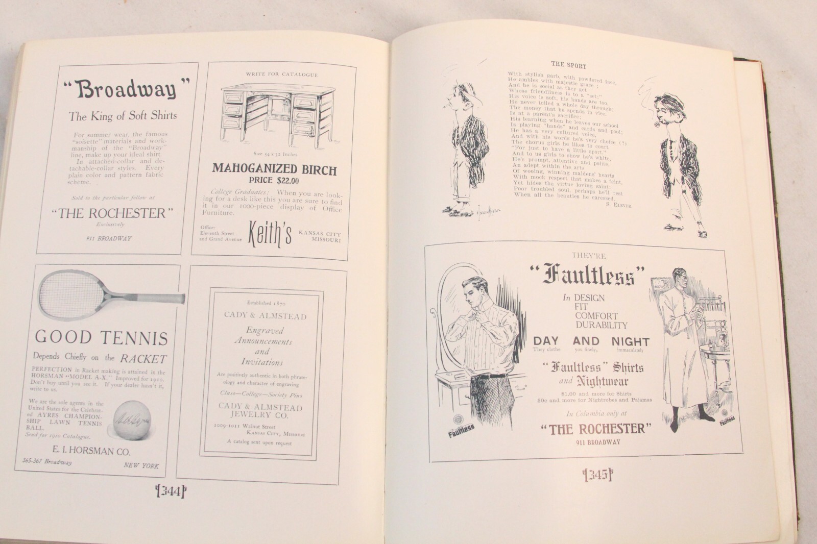 University Of Missouri 1910 Savitar Yearbook Columbia MO Vol 16 366 pages