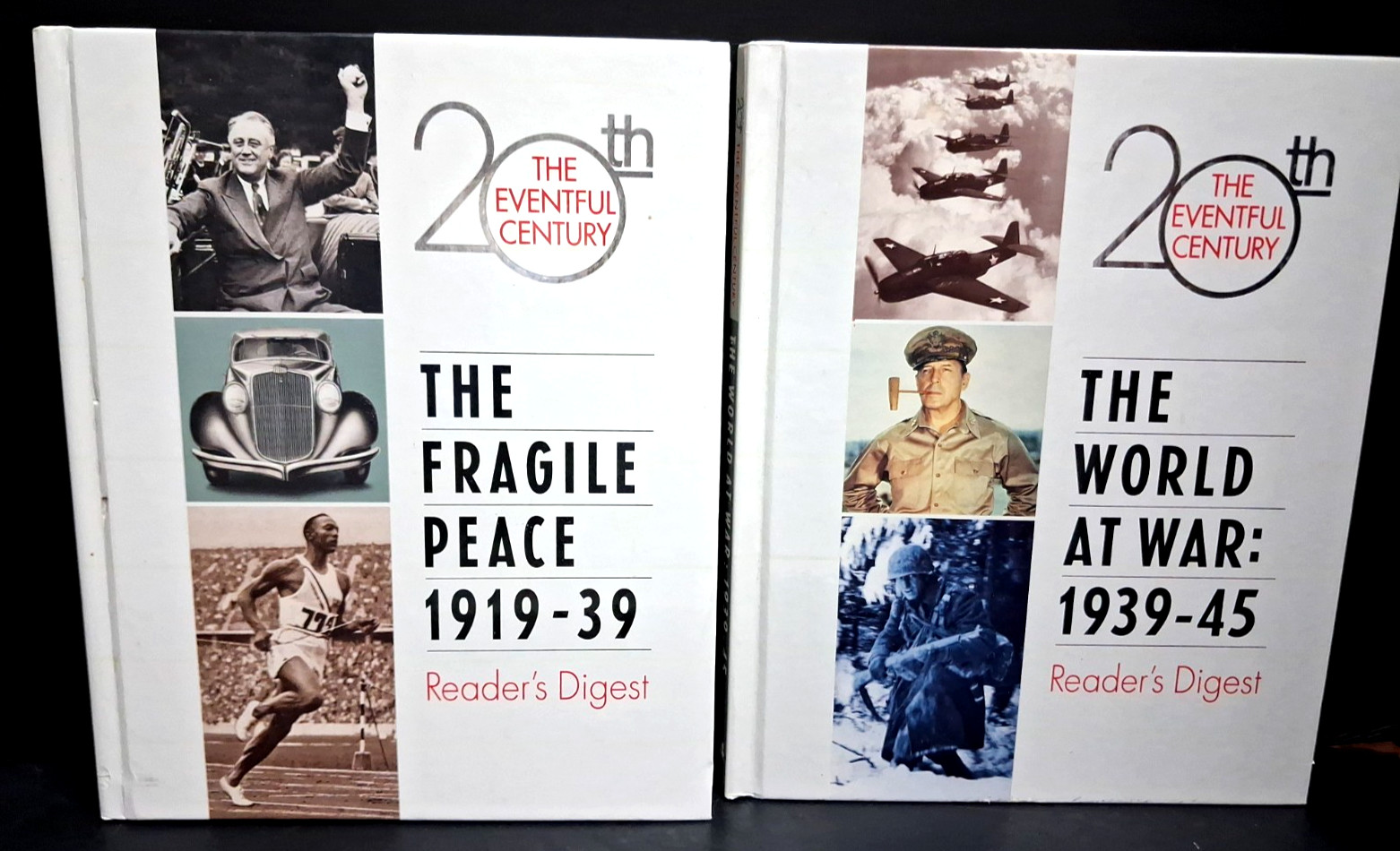 Set of 8 The Eventful 20th Century Reader’s Digest 1999 Hardcover Books