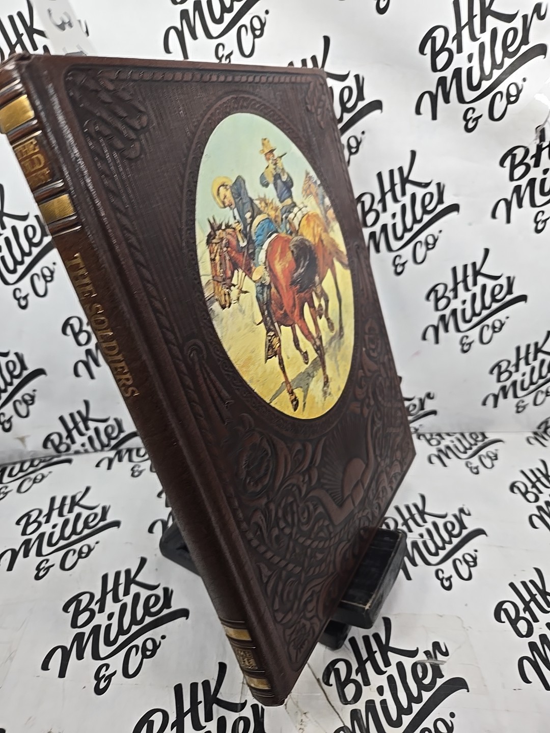 The Soldiers Leatherbound Book from Time Life Books The Old West Series 1973