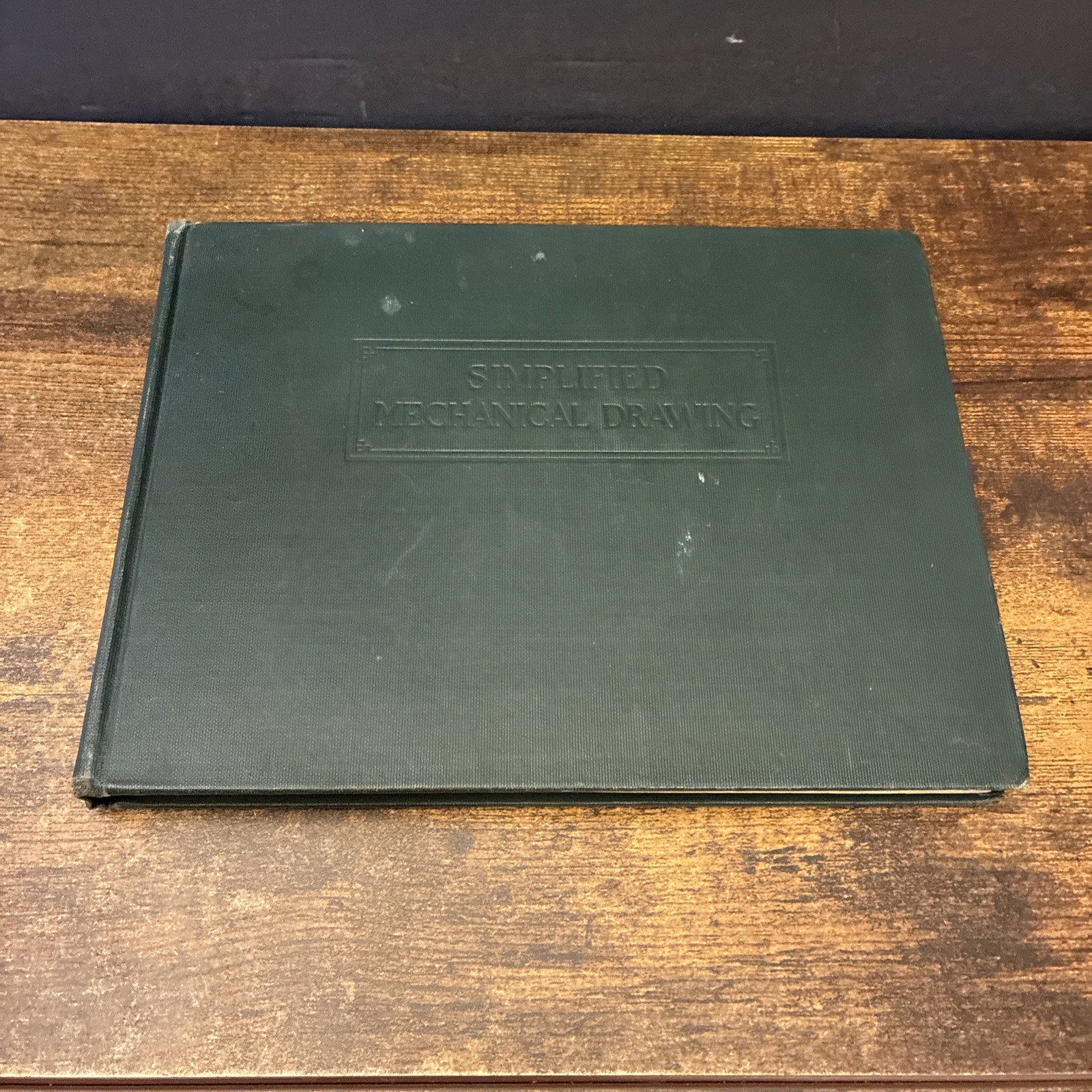 SIMPLIFIED MECHANICAL DRAWING Thurman Crook 1928 First Edition Third Impression