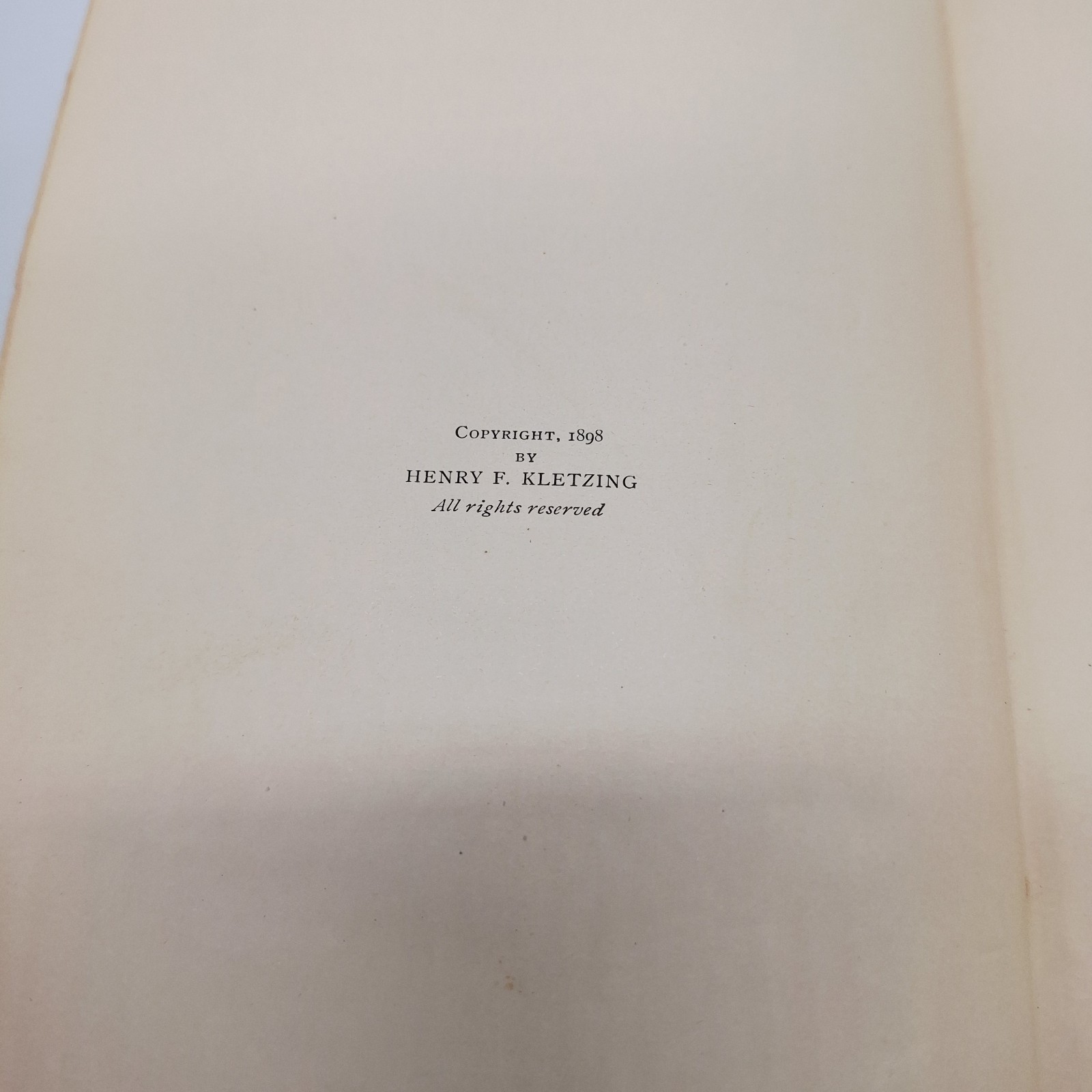 1898 „TRAITS OF CHARACTER“ BOOK BY HENRY & E. L. KLETZING 371 PAGES