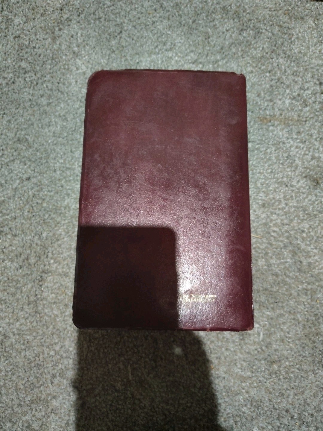 King James Version Giant Print Imitation Leather Burgundy