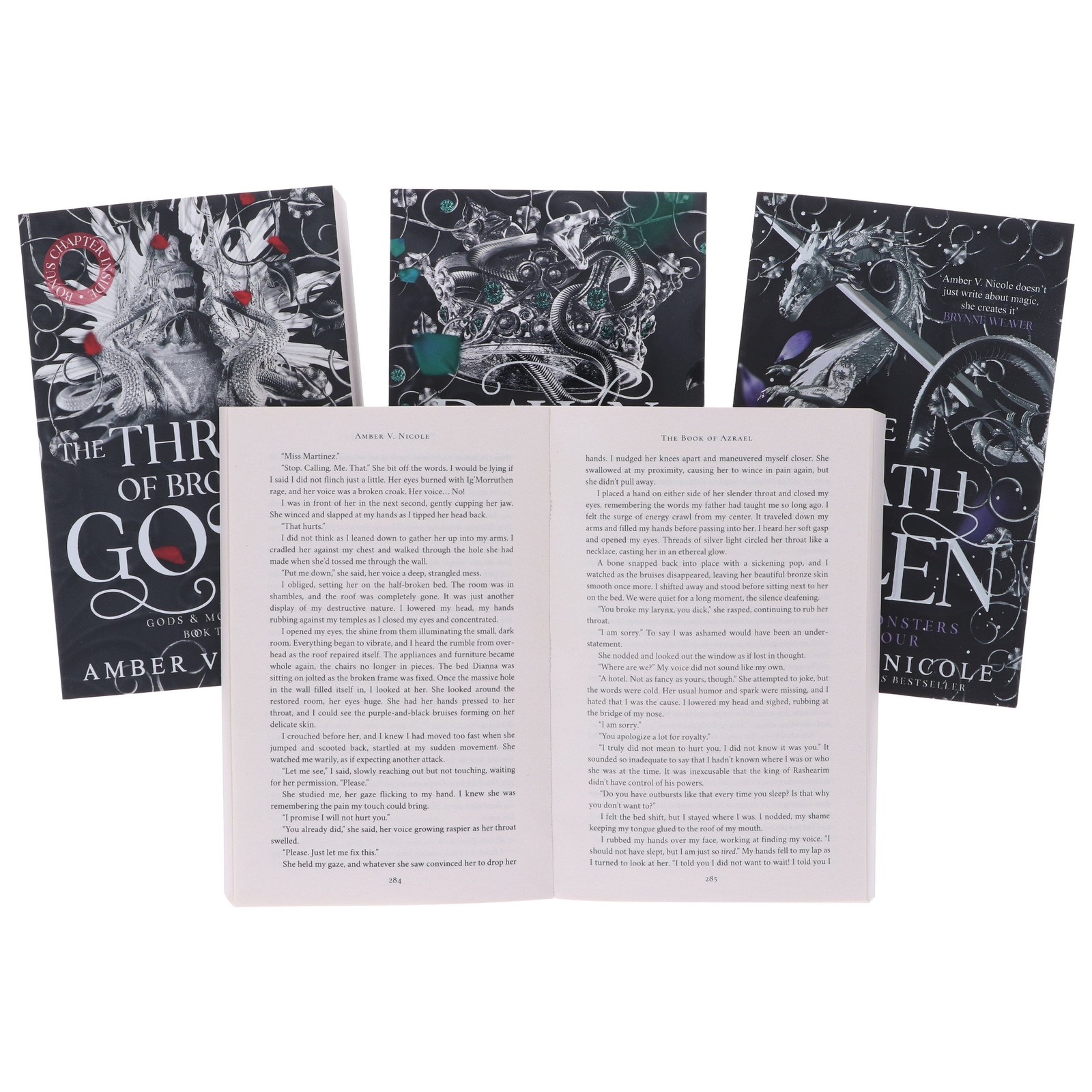 Gods & Monsters Series by Amber V. Nicole 4 Books Set – Fic – PB