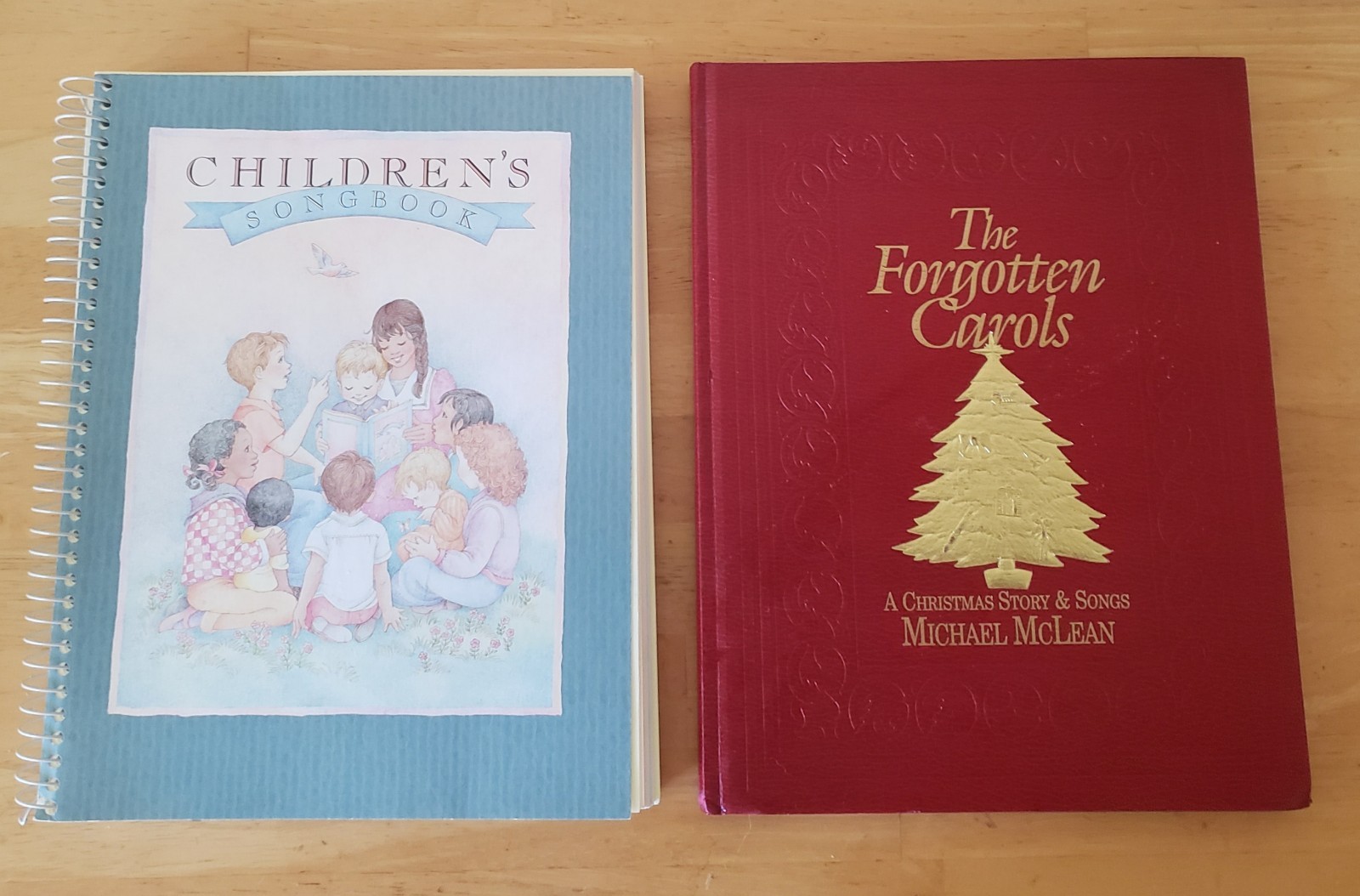 Lot Of 2 Most Popular LDS Christmas Songbooks Piano Value Buy VTG Very Good
