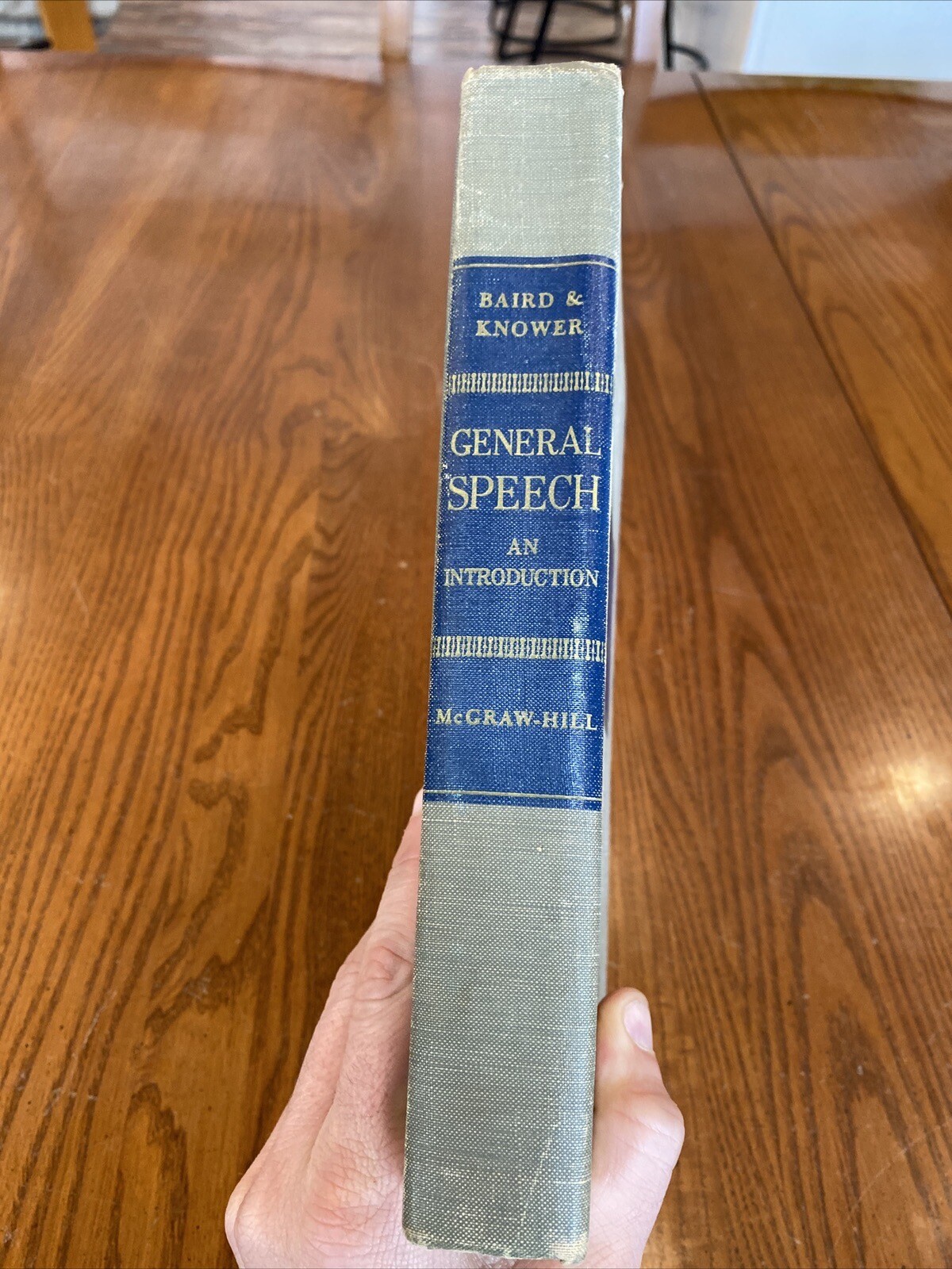 Vtg Essentials of General Speech Baird & Knower McGraw-Hill HC 1st Edition 1949