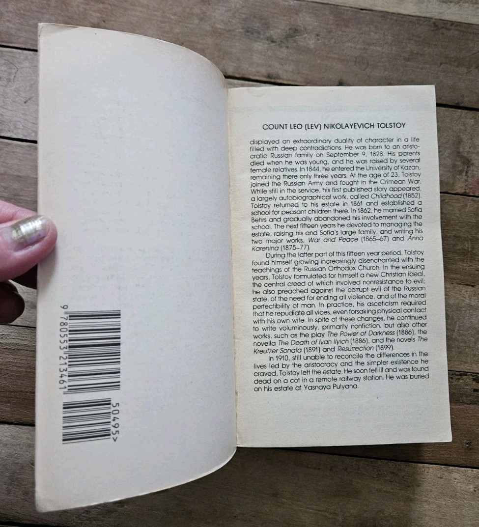 1981. Anna Karenina | Bantam Classic Paperback by Leo Tolstoy | Scarce Edition