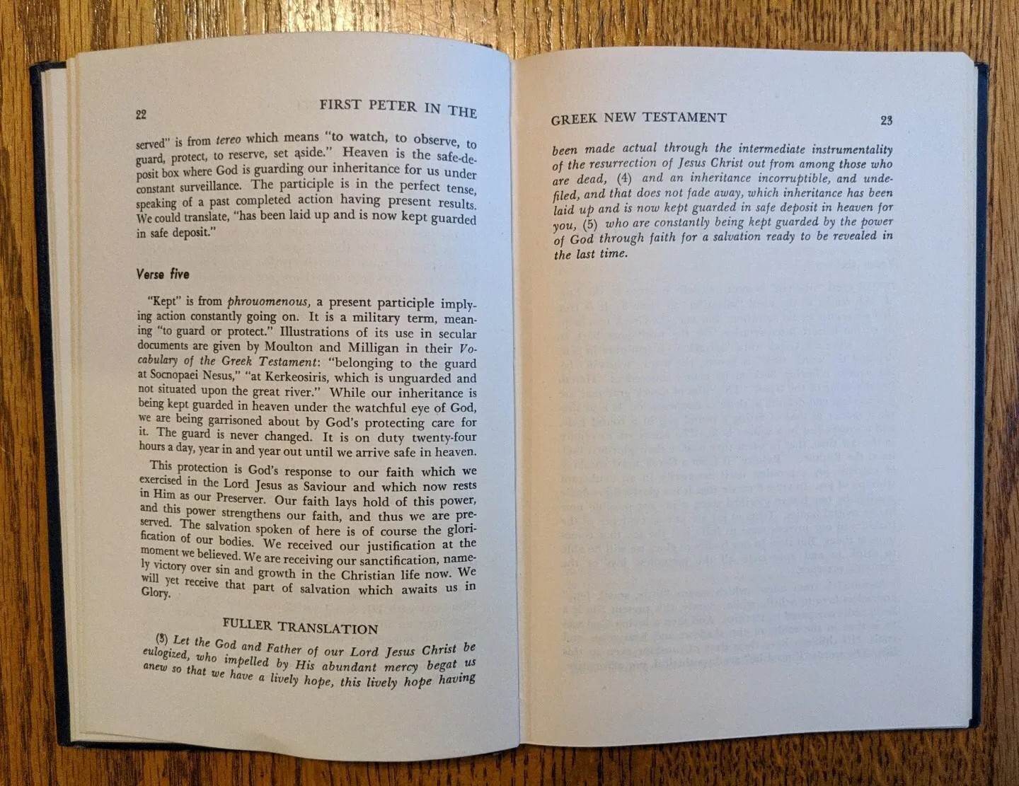 First Peter In The Greek New Testament For The English Reader Kenneth S. Wuest