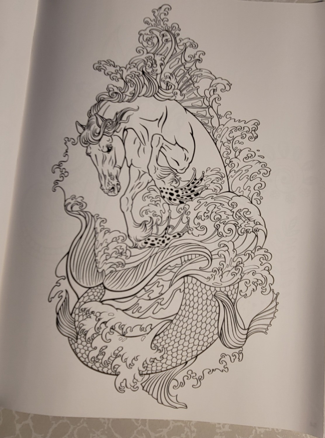 MYTHICAL CREATURES & MORE – ADULT COLORING BOOK – 48 Pages – Brilliant Escapes