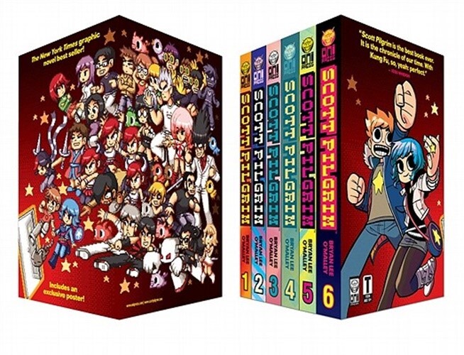 Scott Pilgrim 6 Volume Boxed Set [With Poster] (Mixed Media Product)