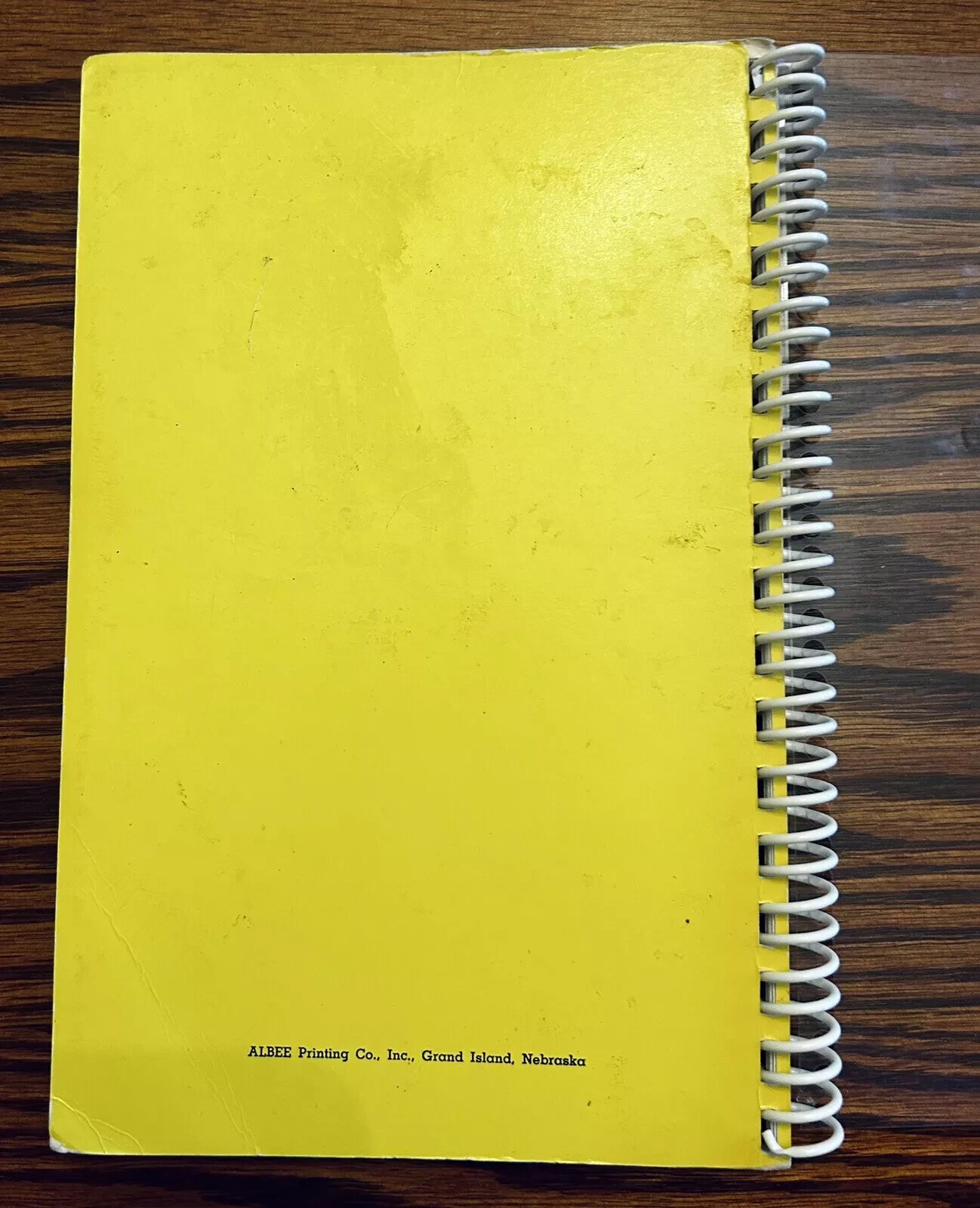 Methodist Church Lexington Nebraska Cook Book Vintage 1960s